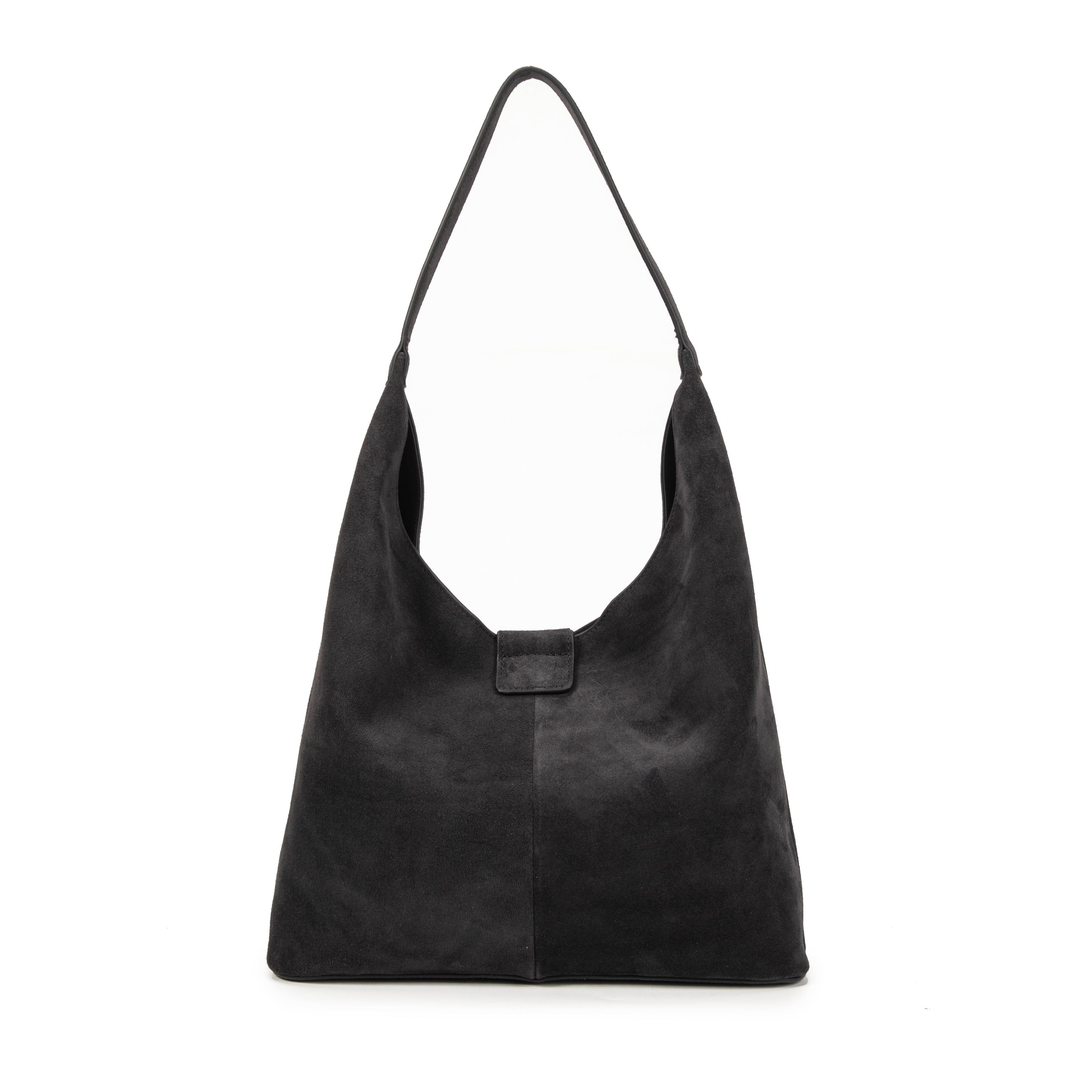 kate-lee-m-lune-sac-cabas-cuir-noir-velours image 4