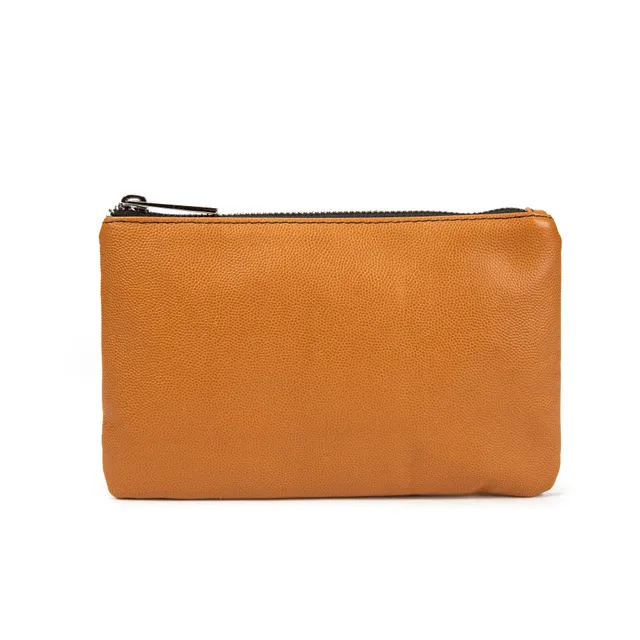 kate-lee-nouvelle-ligne-kl-pochette-zipp-e-l-vachette-camel image 1