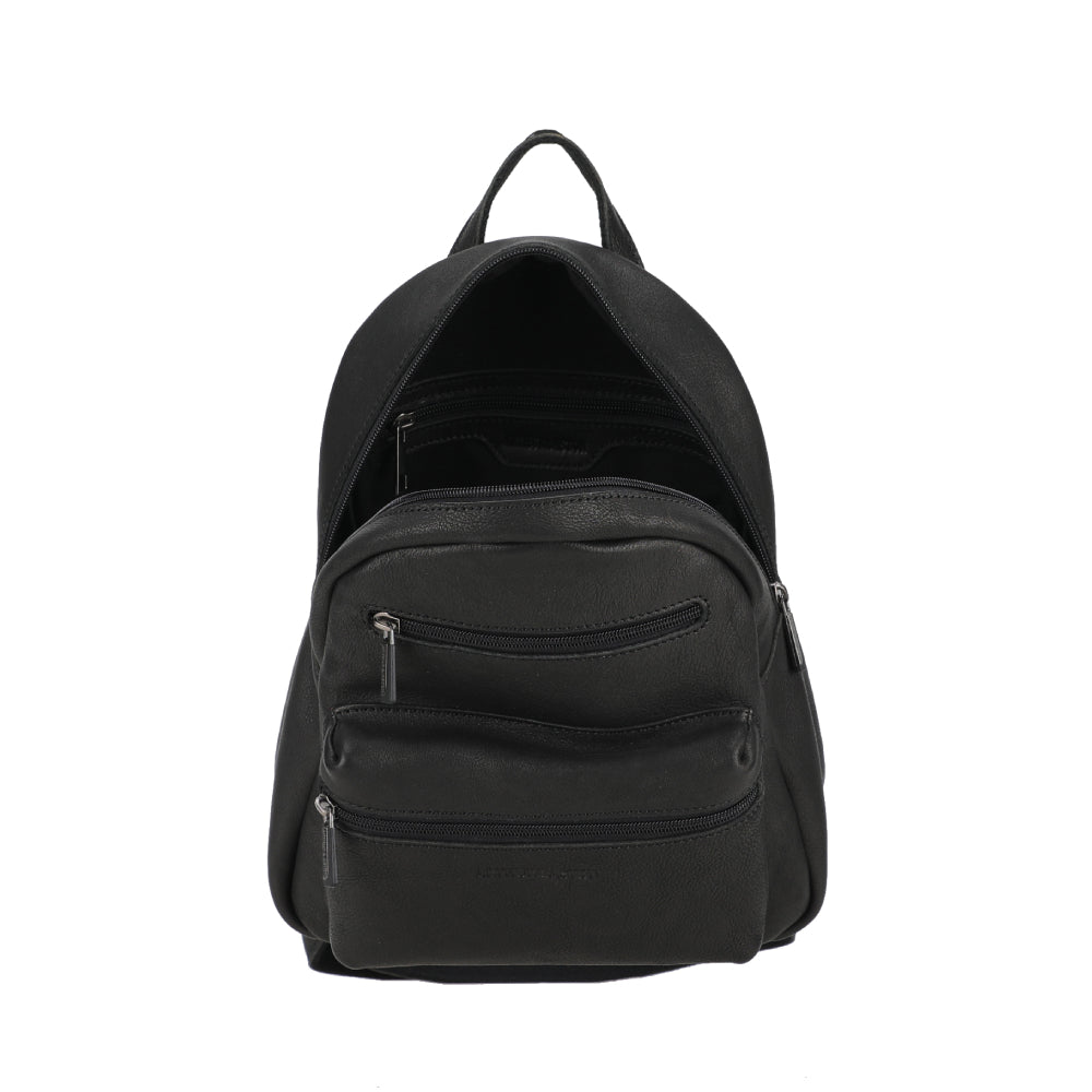 arthur-et-aston-rory-s-sac-dos-cuir-noir-compact-26-cm image 4
