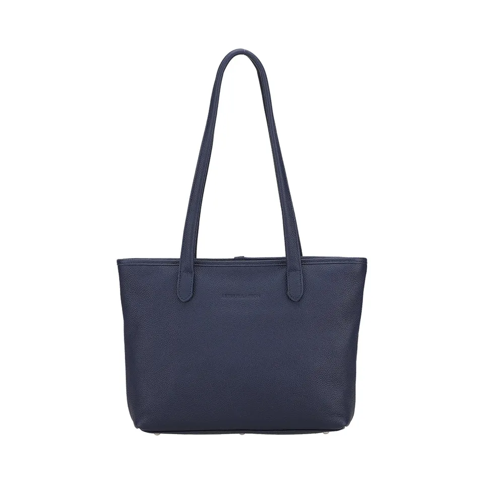 arthur-et-aston-rosalia-petit-sac-shopping-cuir-noir image 1