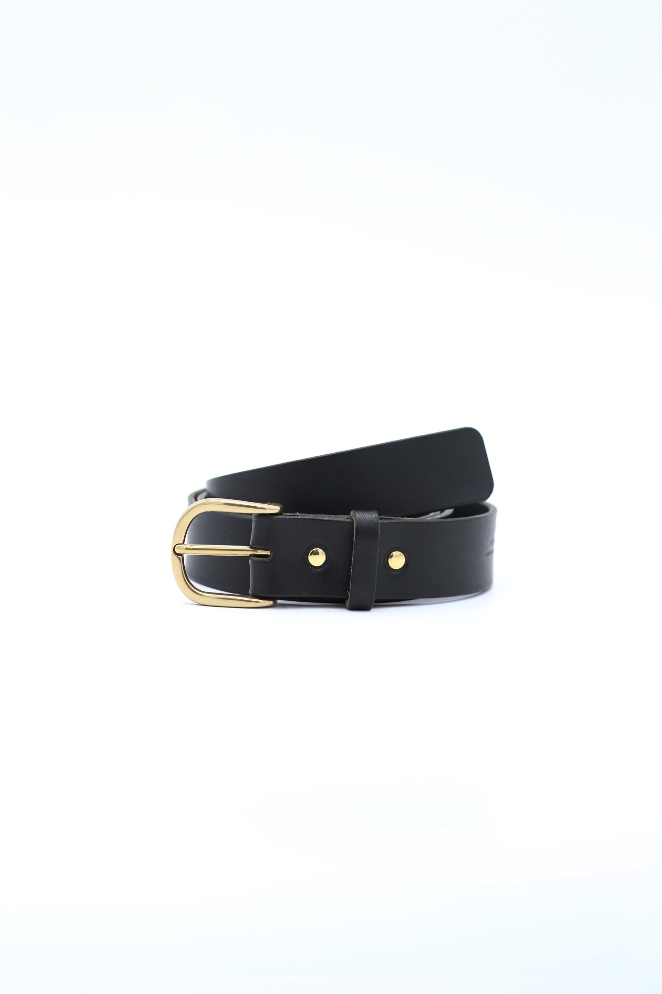 atelier-penso-ceinture-cuir-boucle-d-noir-laiton-85-125cm image 1