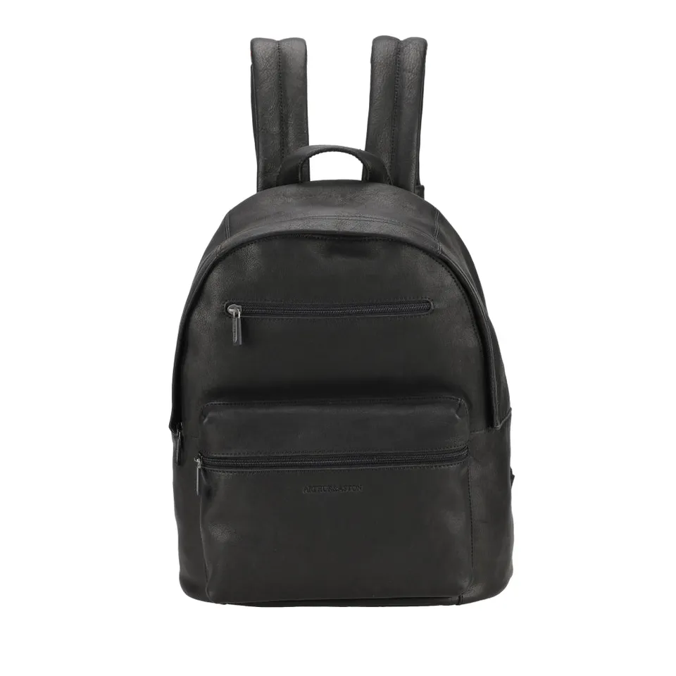 arthur-et-aston-rory-m-sac-dos-cuir-noir image 1
