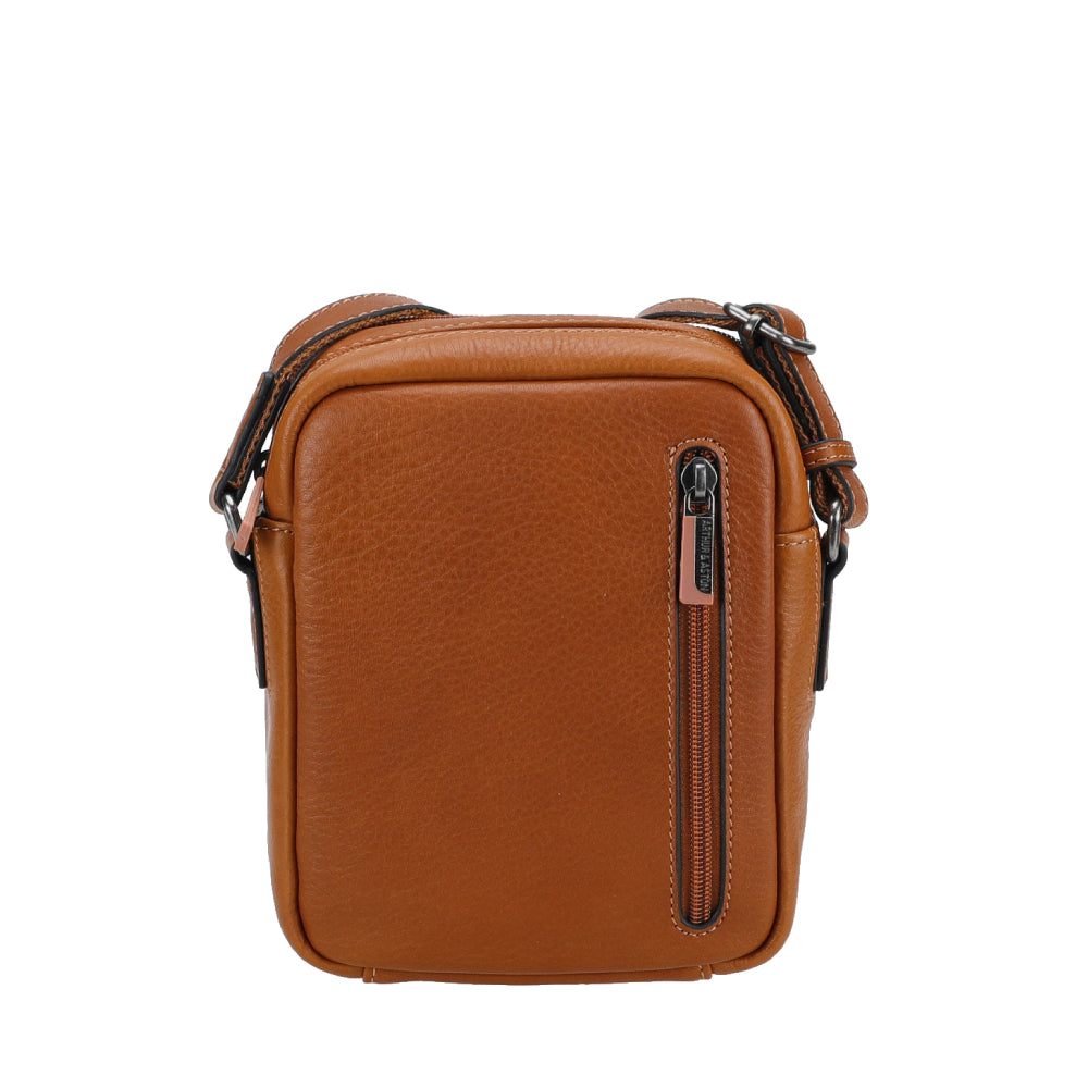 arthur-et-aston-l-on-sac-travers-cuir-noir-vachette image 8