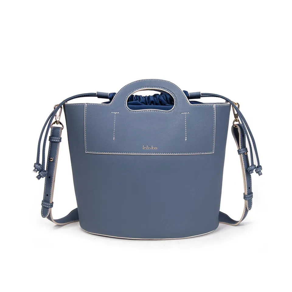 kate-lee-st-tropez-sac-seau-cuir-bleu image 1