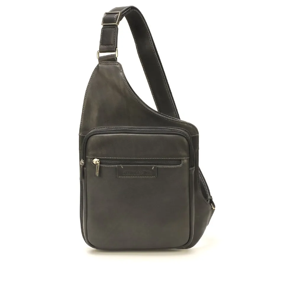 arthur-et-aston-johany-grand-body-bag-cuir-homme-noir image 1