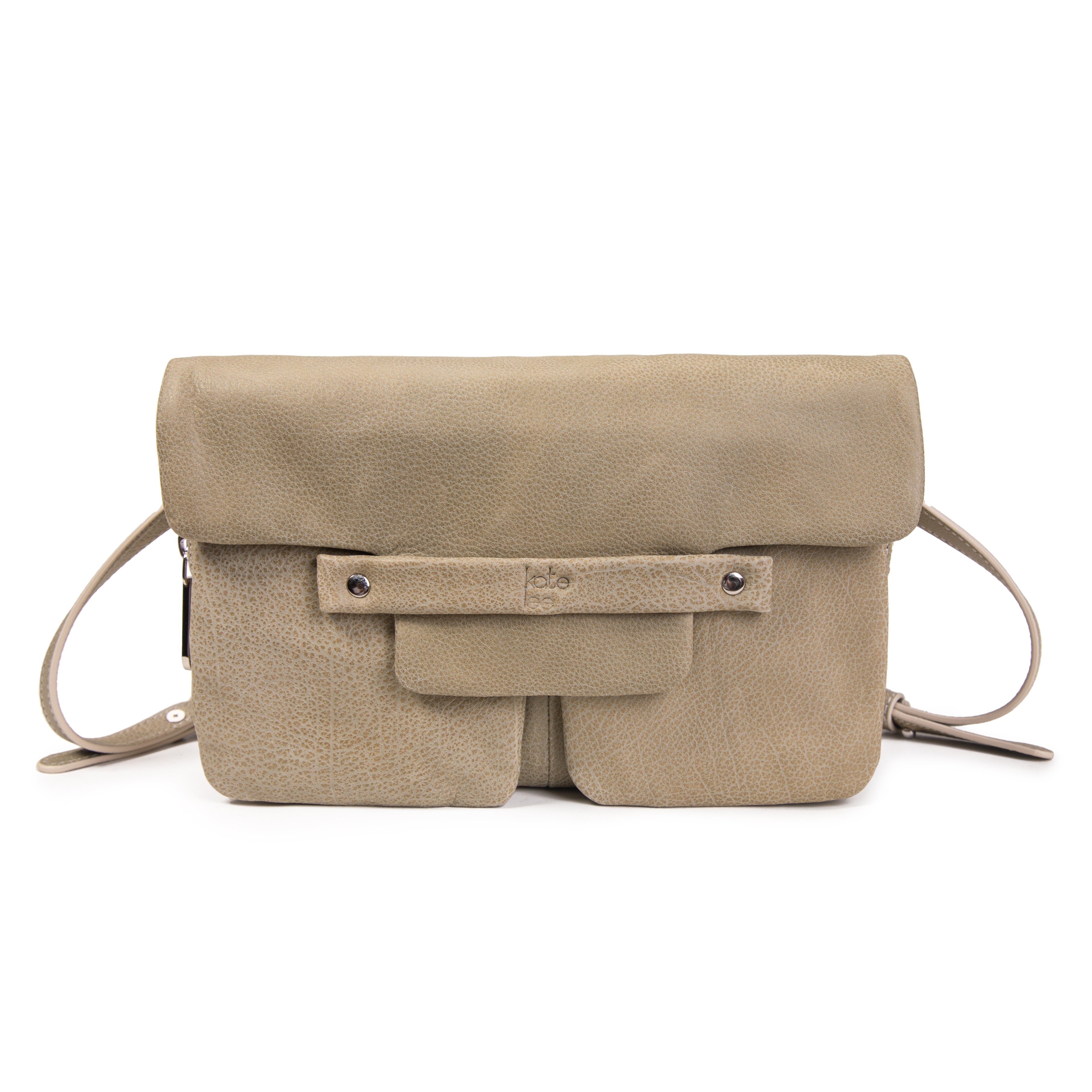 kate-lee-lisia-sac-bandouli-re-cuir-grain-amande image 1