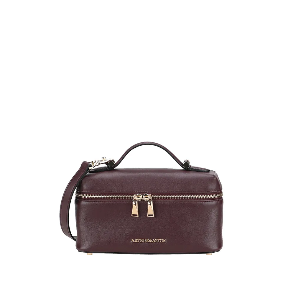 arthur-et-aston-elma-s-sac-vanity-cuir-bordeaux image 1