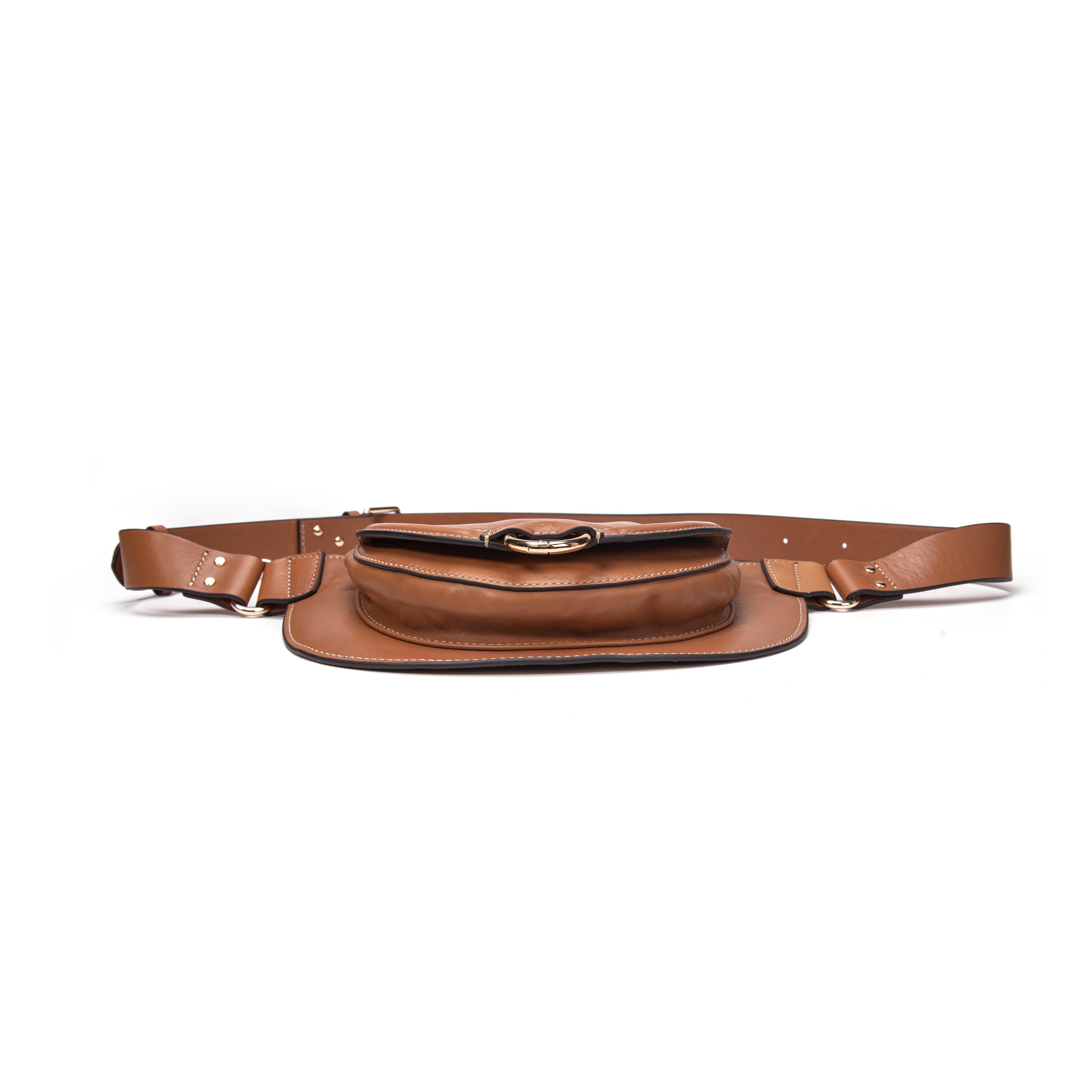 kate-lee-ully-sac-banane-cuir-vachette-miel image 5