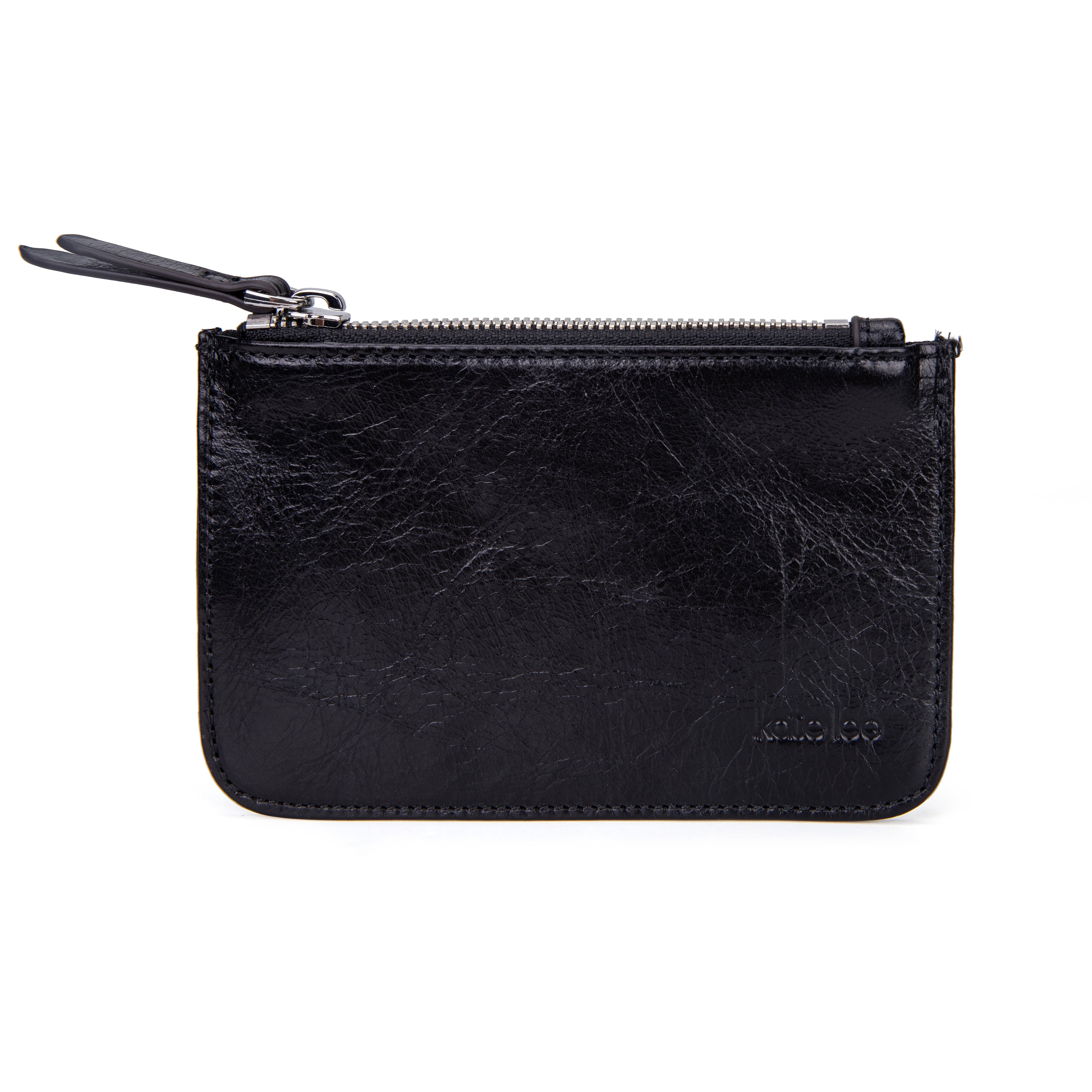 kate-lee-pochette-a-petite-pochette-cuir-glac-noir image 1
