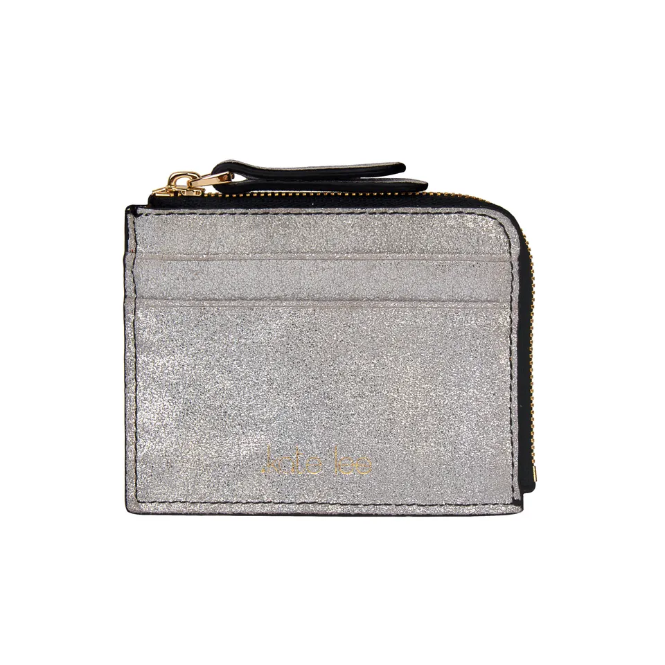 kate-lee-alo-s-porte-monnaie-argent-vachette-m-tallis-e image 1