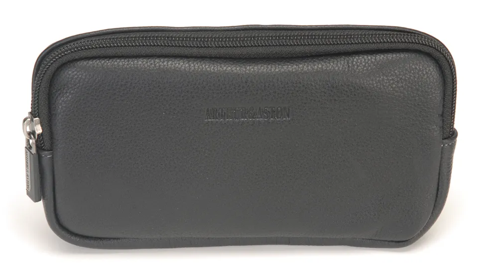 arthur-et-aston-dorian-pochette-ceinture-cuir-noir image 1