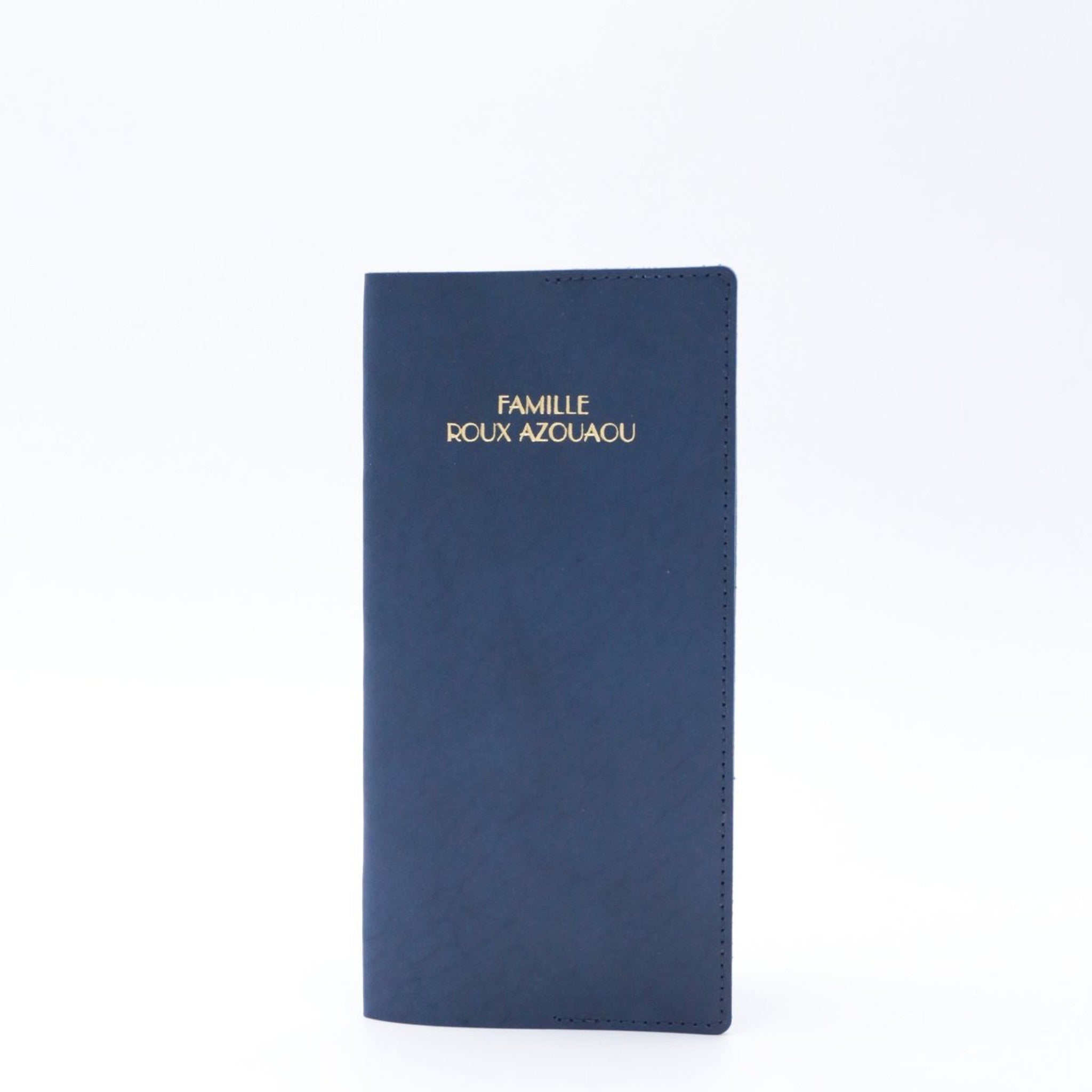 atelier-penso-livret-de-famille-tui-cuir-bleu-personnalisable image 1