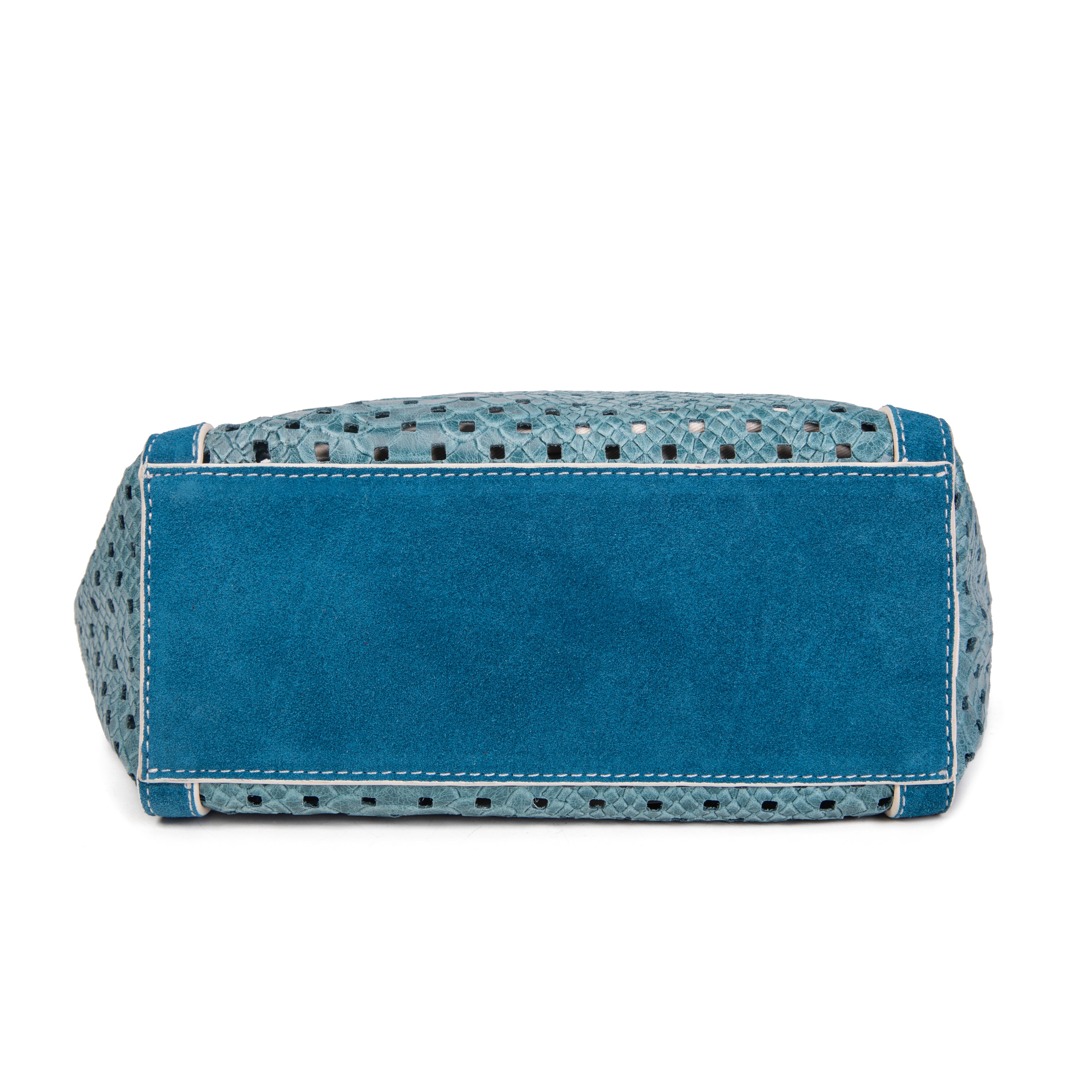 kate-lee-ryve-sac-cabas-vachette-perfor-e-bleu image 5