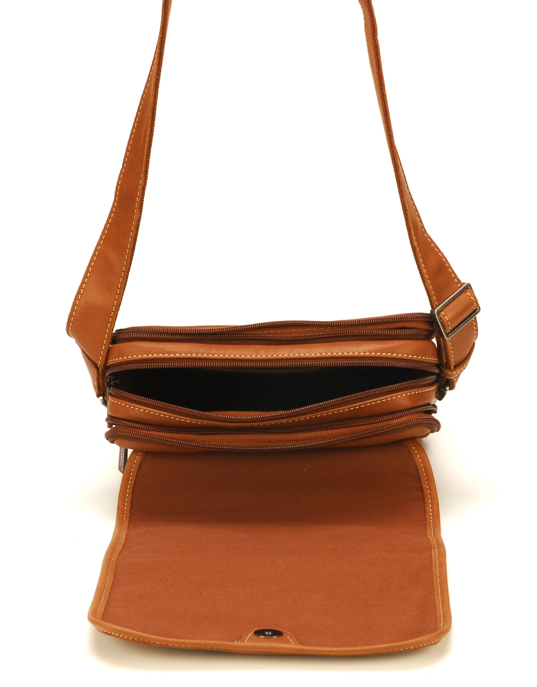 arthur-et-aston-johany-grande-sacoche-rabat-cuir-cognac image 5