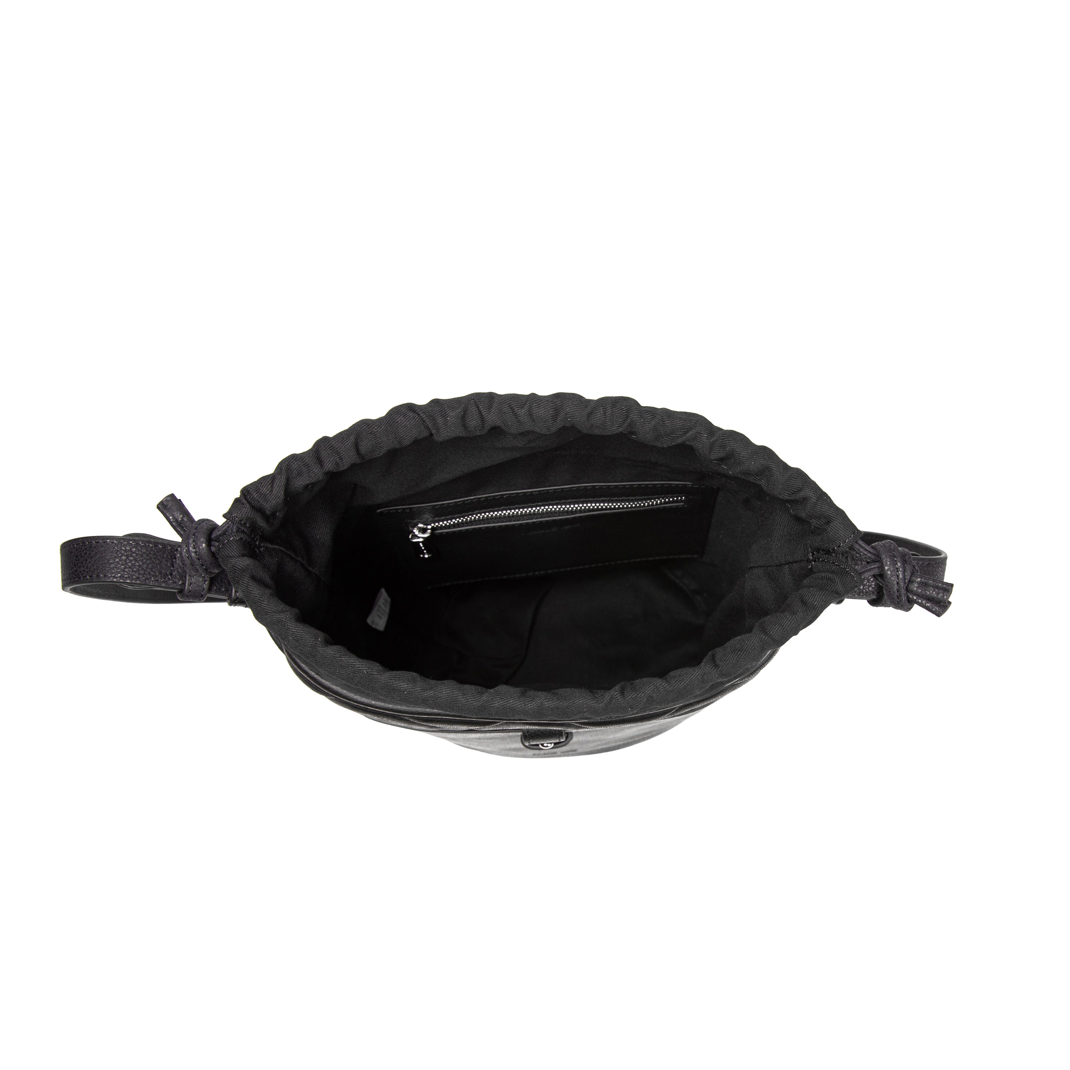 kate-lee-louvre-matelass-sac-seau-cuir-noir-matelass image 3