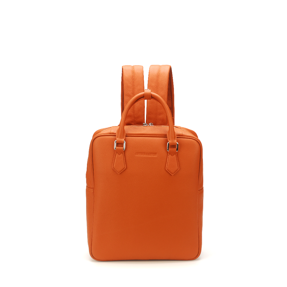 arthur-et-aston-antoine-sac-dos-cuir-cognac-trolley image 1