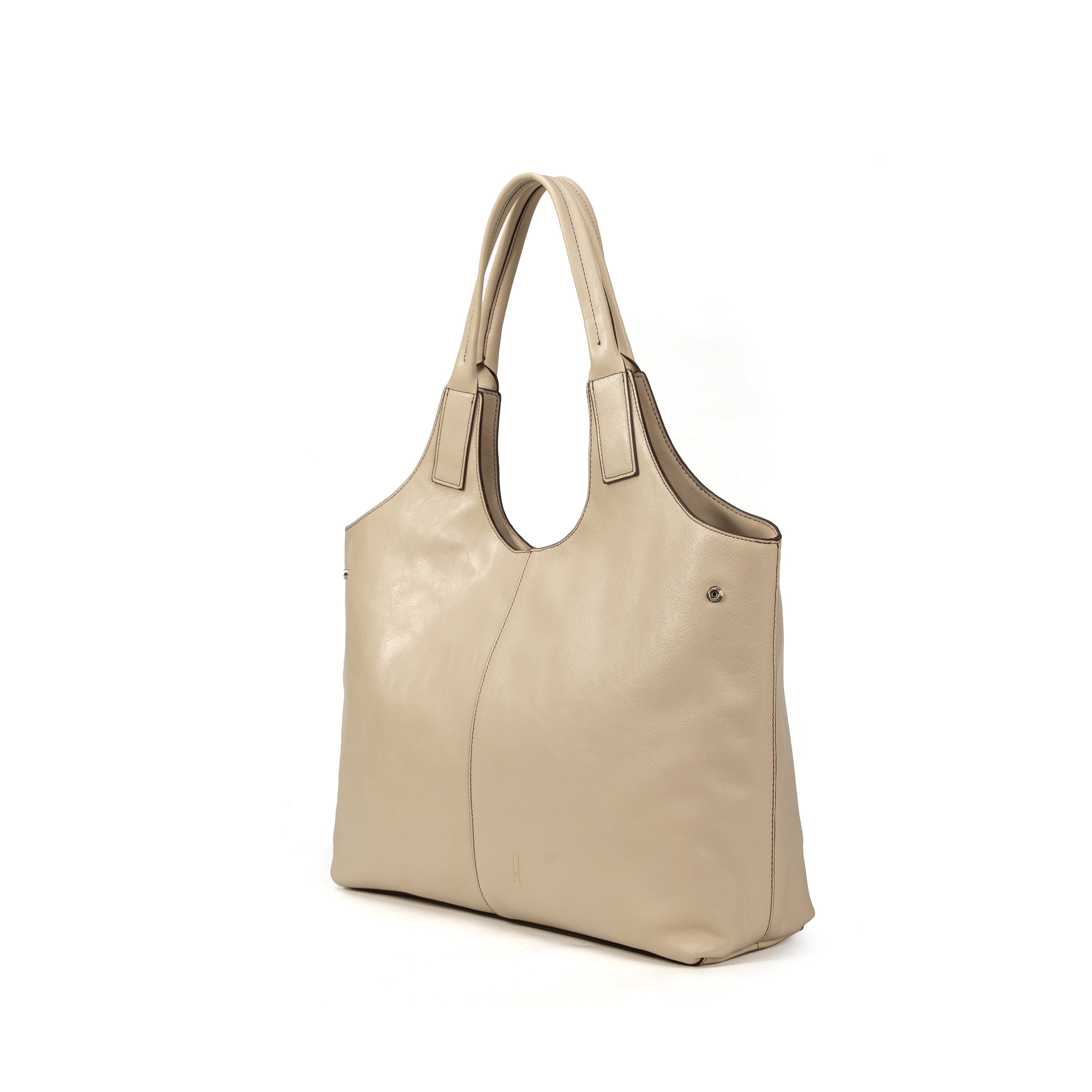 kate-lee-clemence-grand-sac-cuir-ivoire-lisse-ordinateur image 4