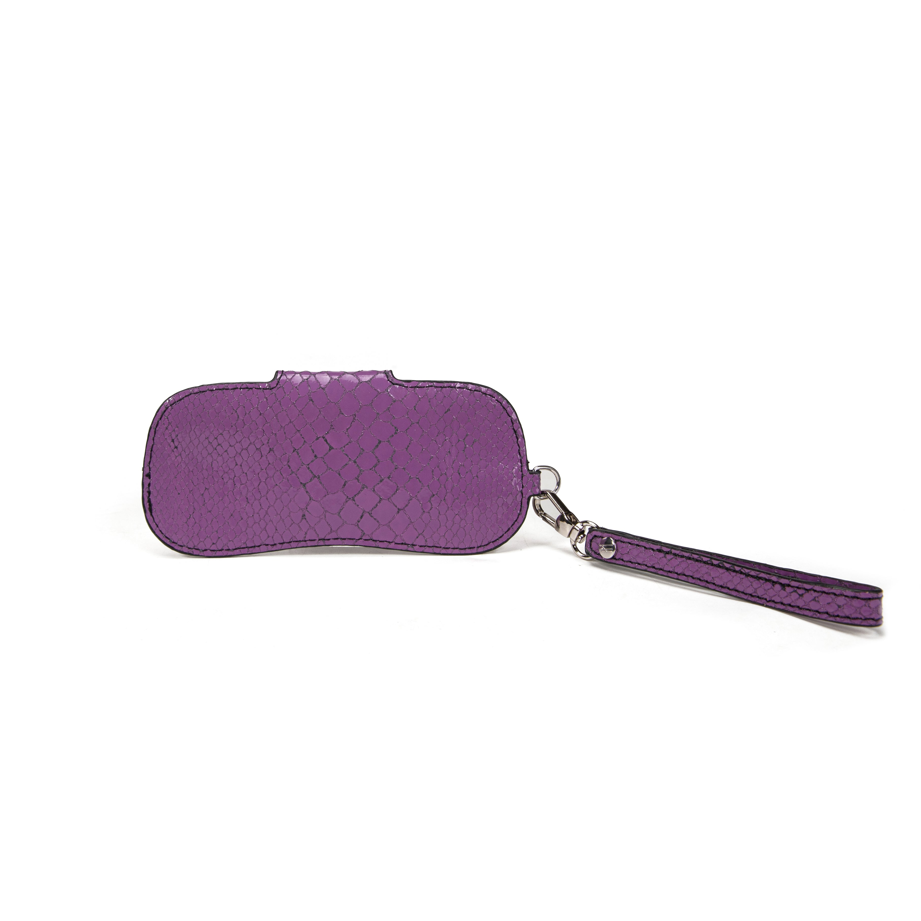 kate-lee-kl-ecrin-tui-lunettes-cuir-violet-serpent image 2