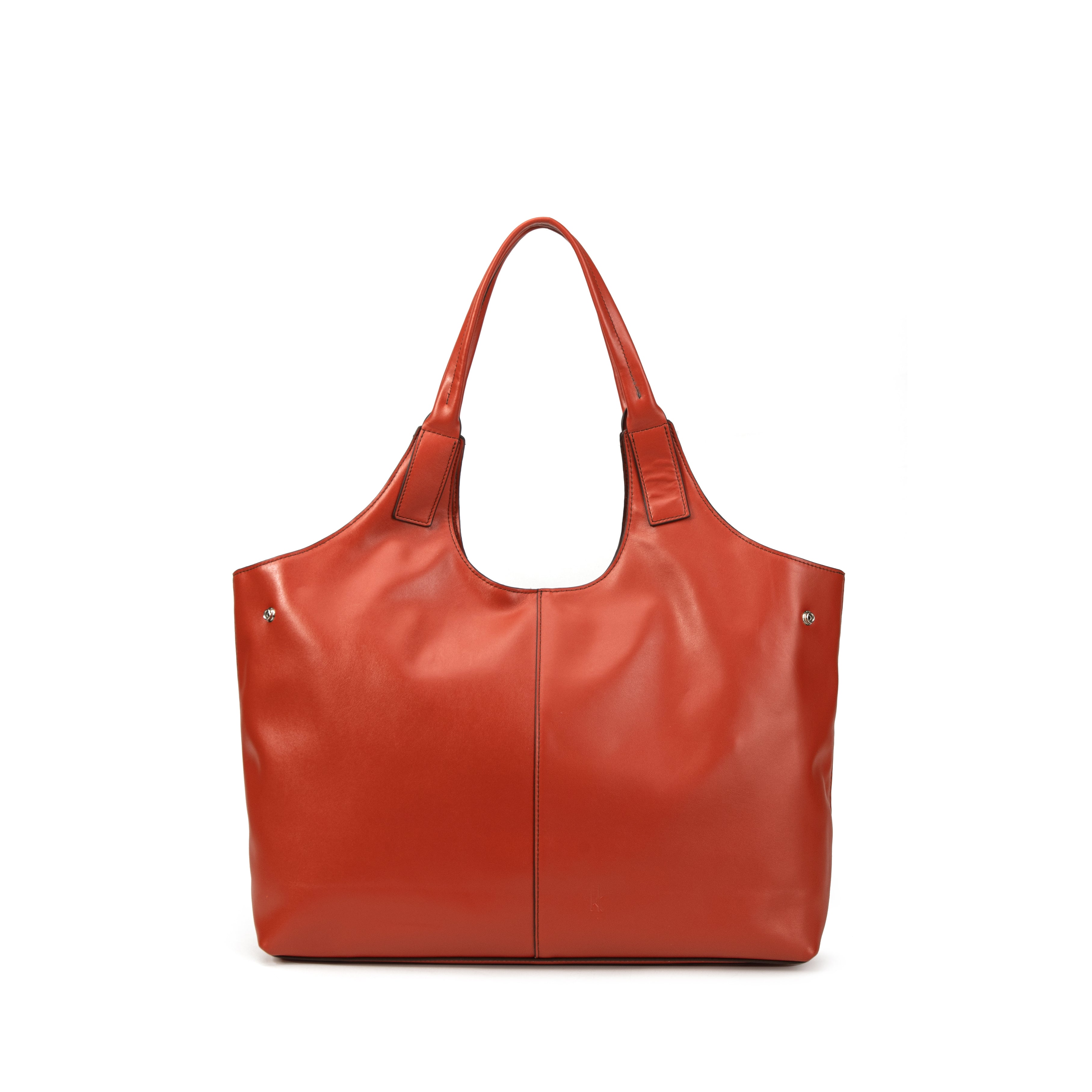kate-lee-clemence-sac-cuir-rouge-clair image 1