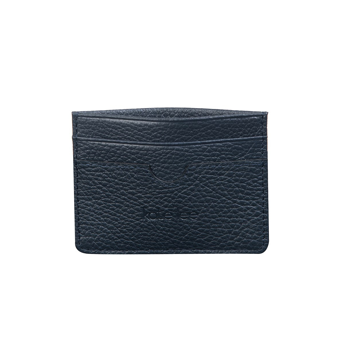 kate-lee-anys-g-porte-carte-bleu-cuir-grain image 1