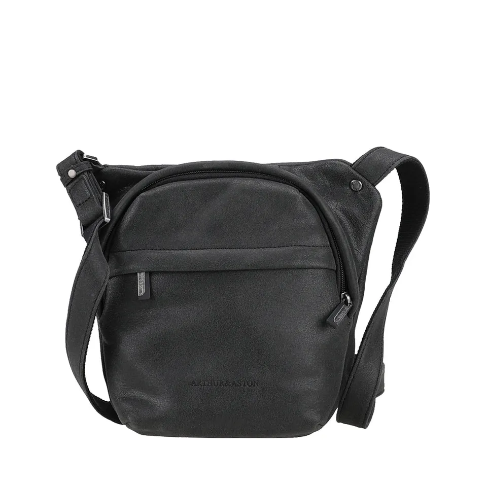 arthur-et-aston-achille-sac-travers-cuir-noir image 1