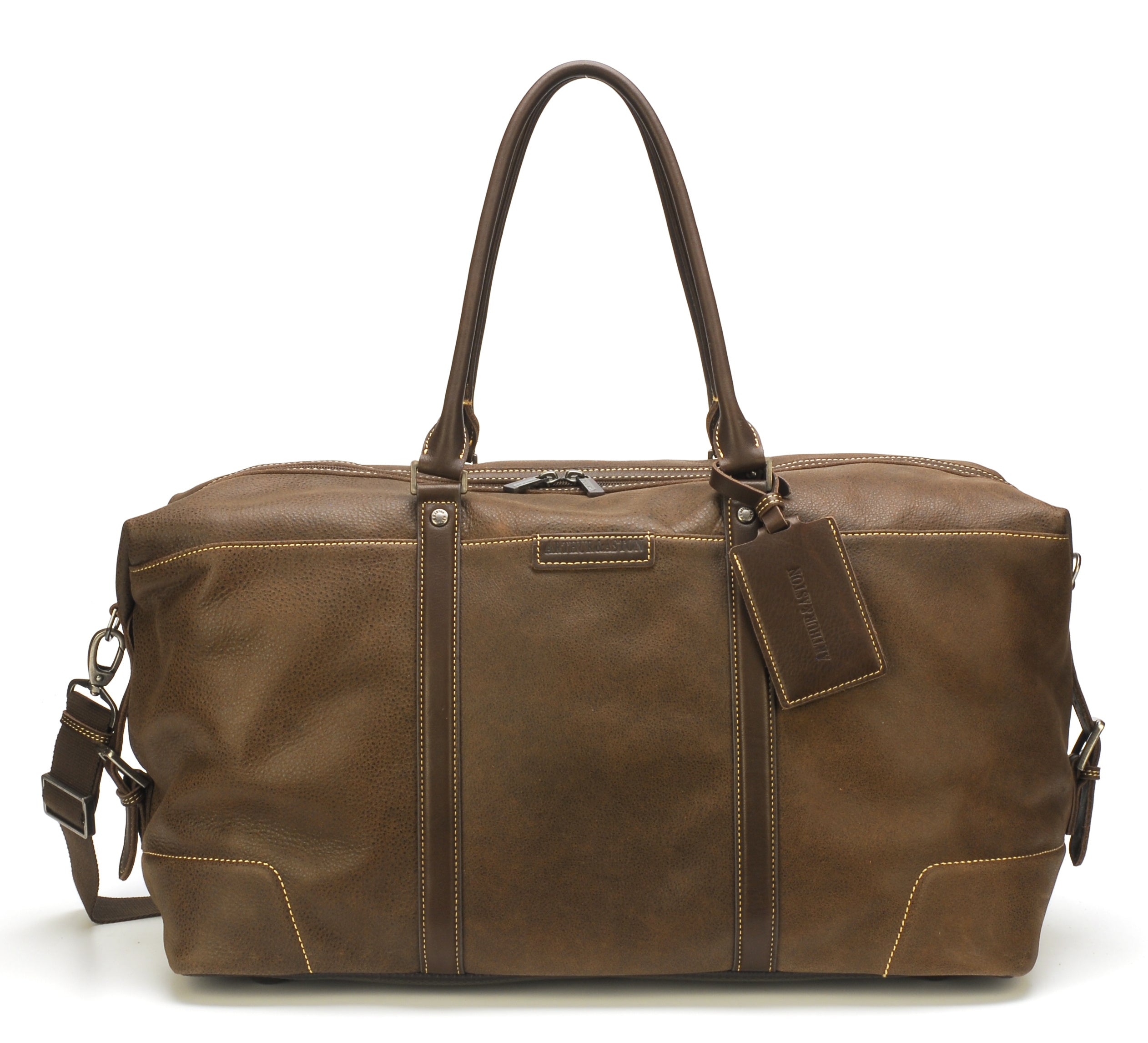 arthur-et-aston-marco-sac-de-voyage-cuir-ch-taigne-week-end image 2