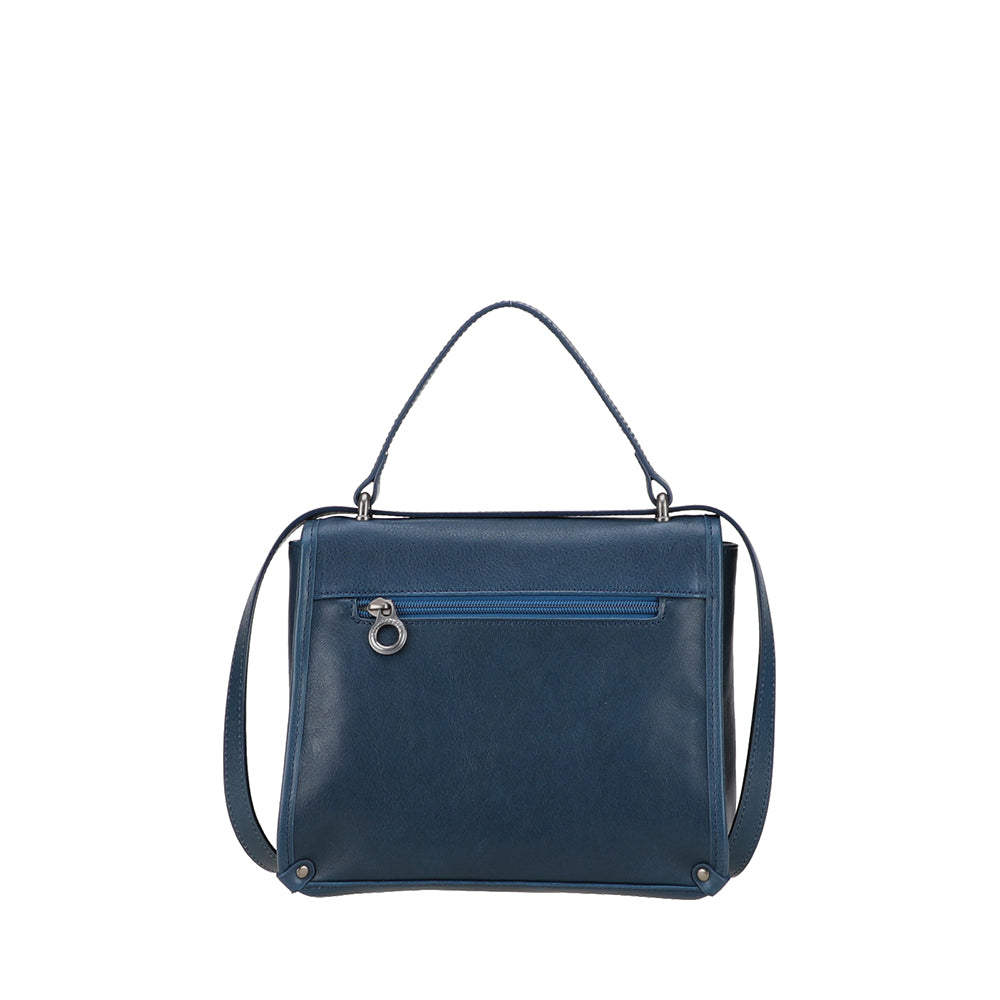 arthur-et-aston-edith-sac-main-cuir-bleu-rabat-femme image 3