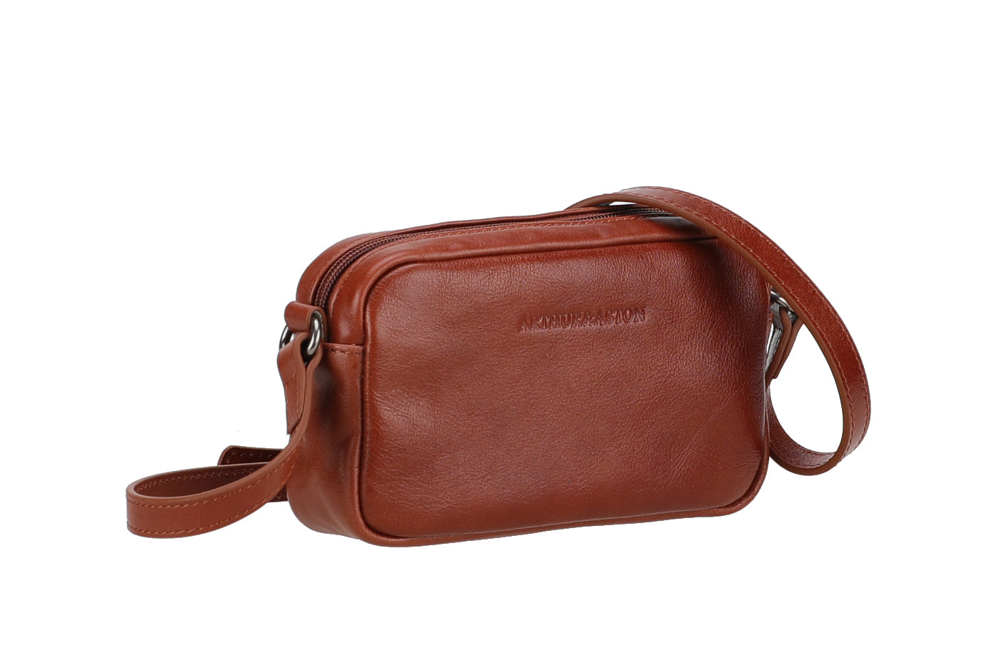 arthur-et-aston-edith-s-sac-travers-cuir-marron image 2