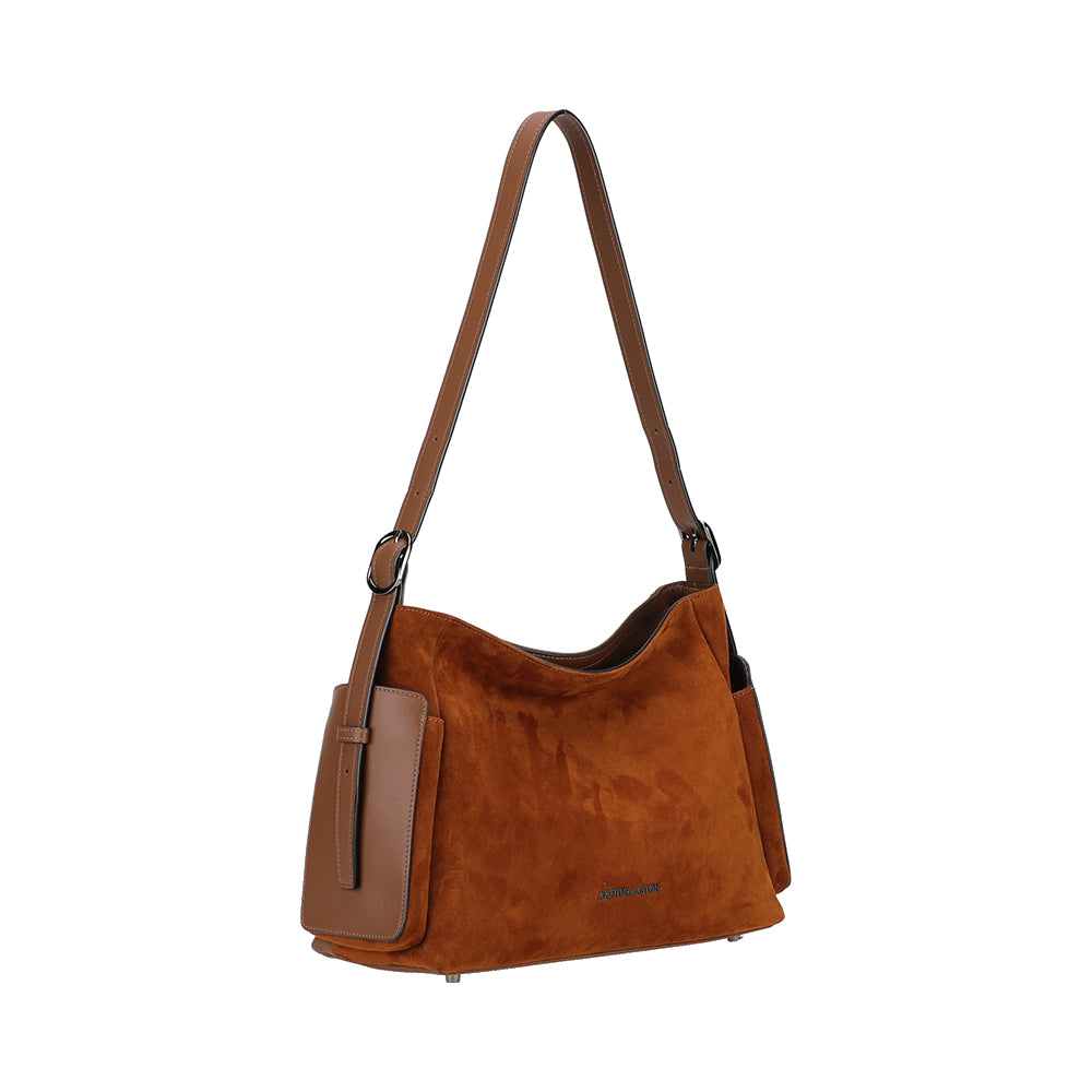 arthur-et-aston-maya-sac-paule-cuir-cognac-29-cm image 5