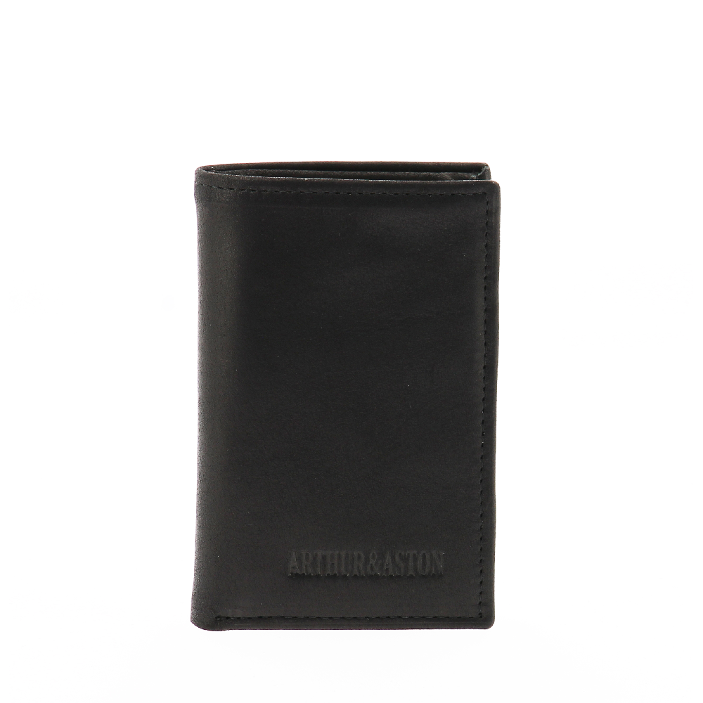 arthur-et-aston-louis-porte-cartes-homme-noir-cuir-gras image 1