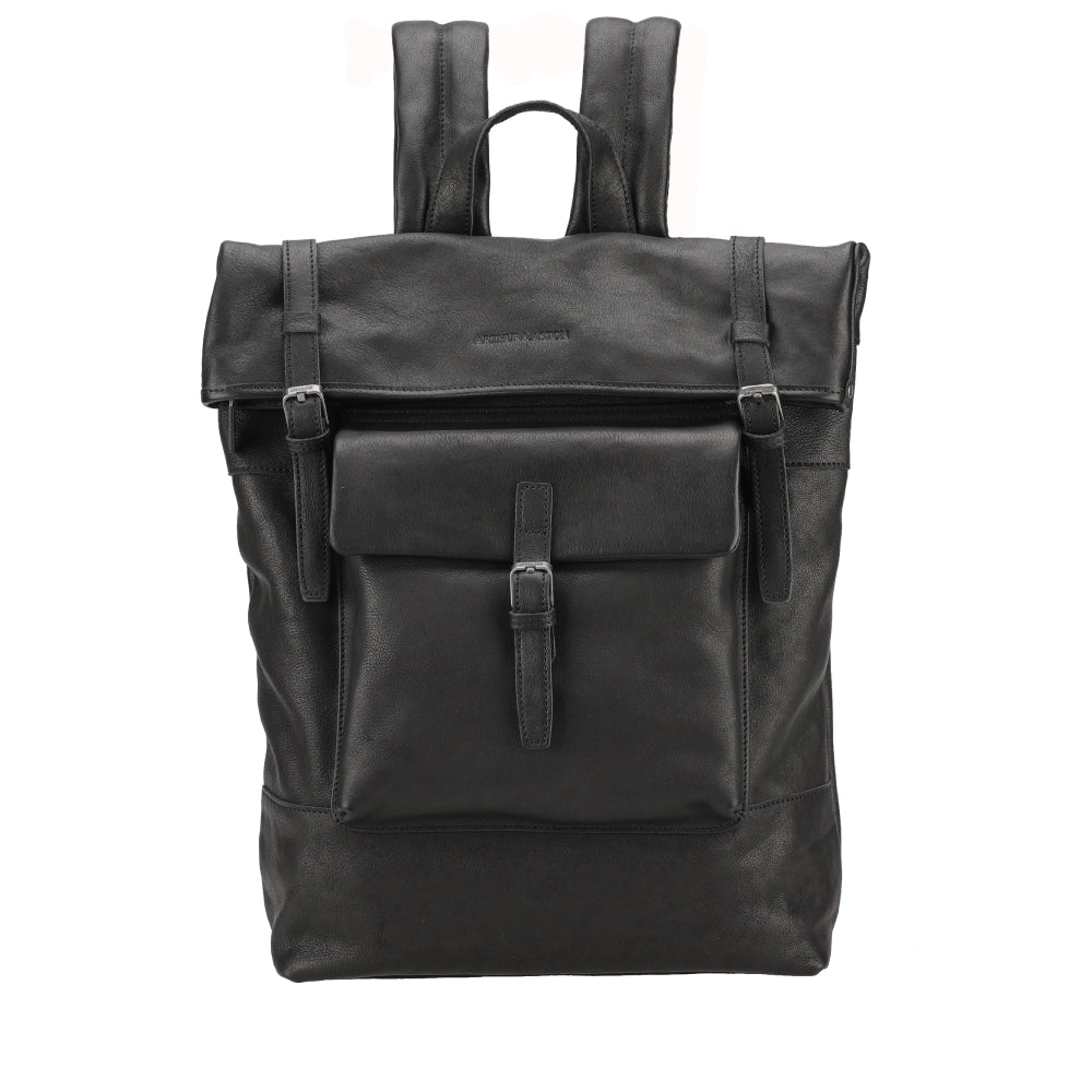 arthur-et-aston-rory-m-sac-dos-cuir-pleine-fleur-noir image 1