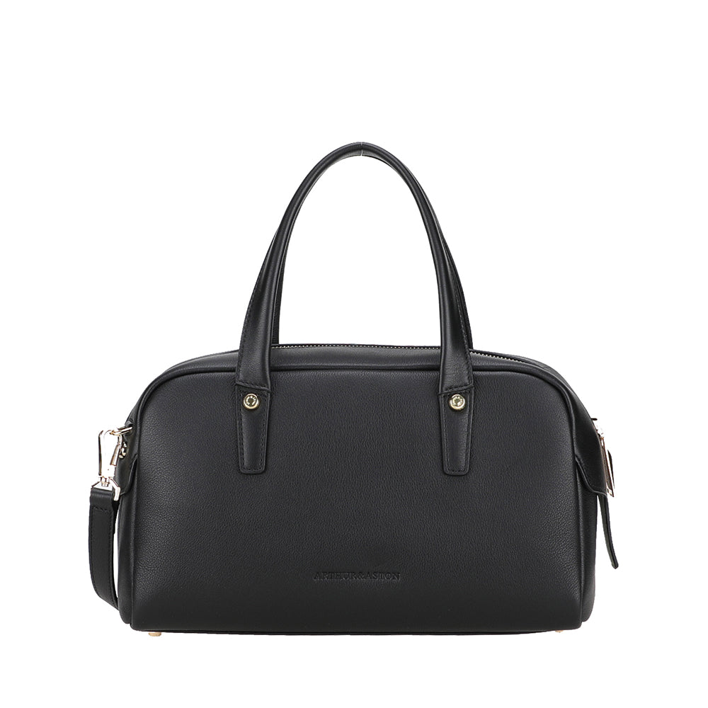 arthur-et-aston-l-onille-sac-bowling-cuir-noir image 1
