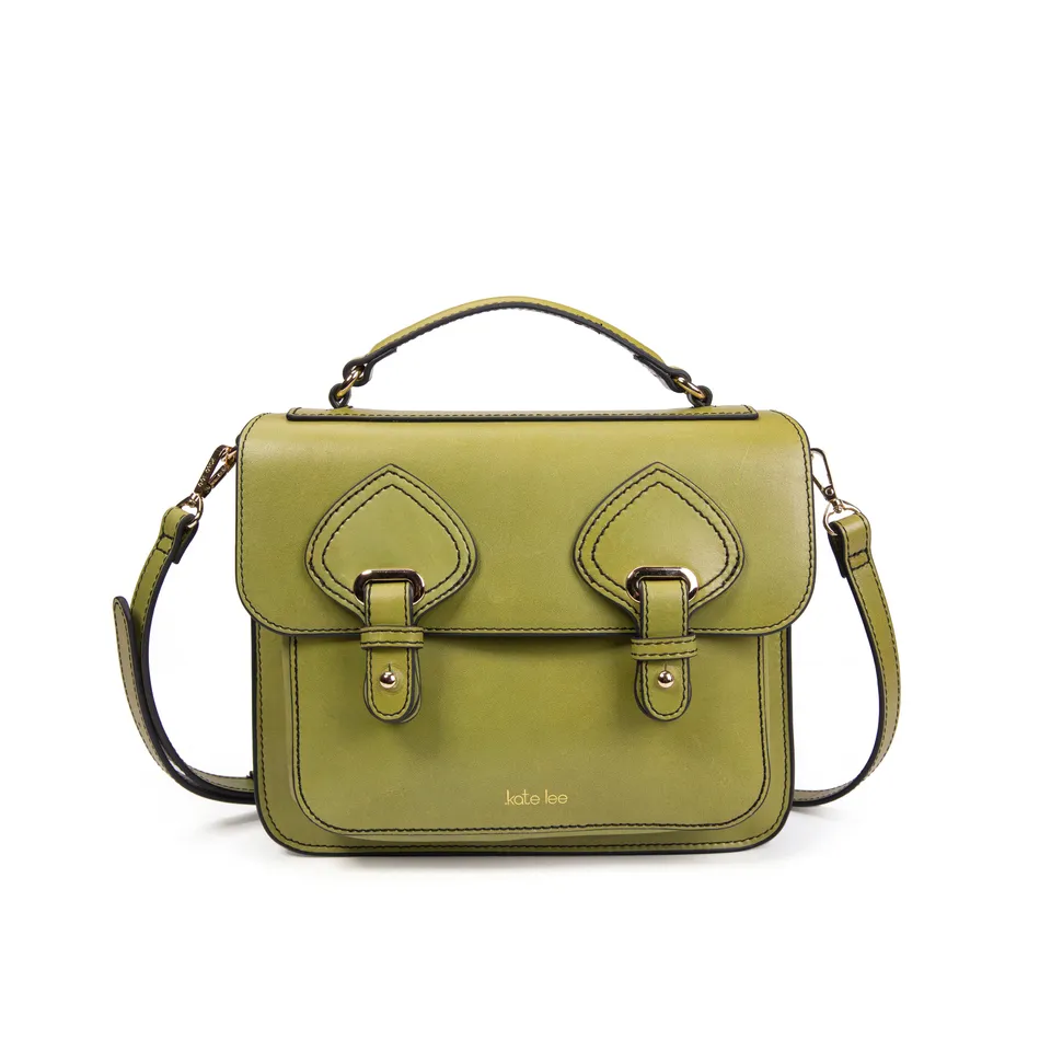 kate-lee-eiffel-sac-bandouli-re-cuir-vert-rabat image 1