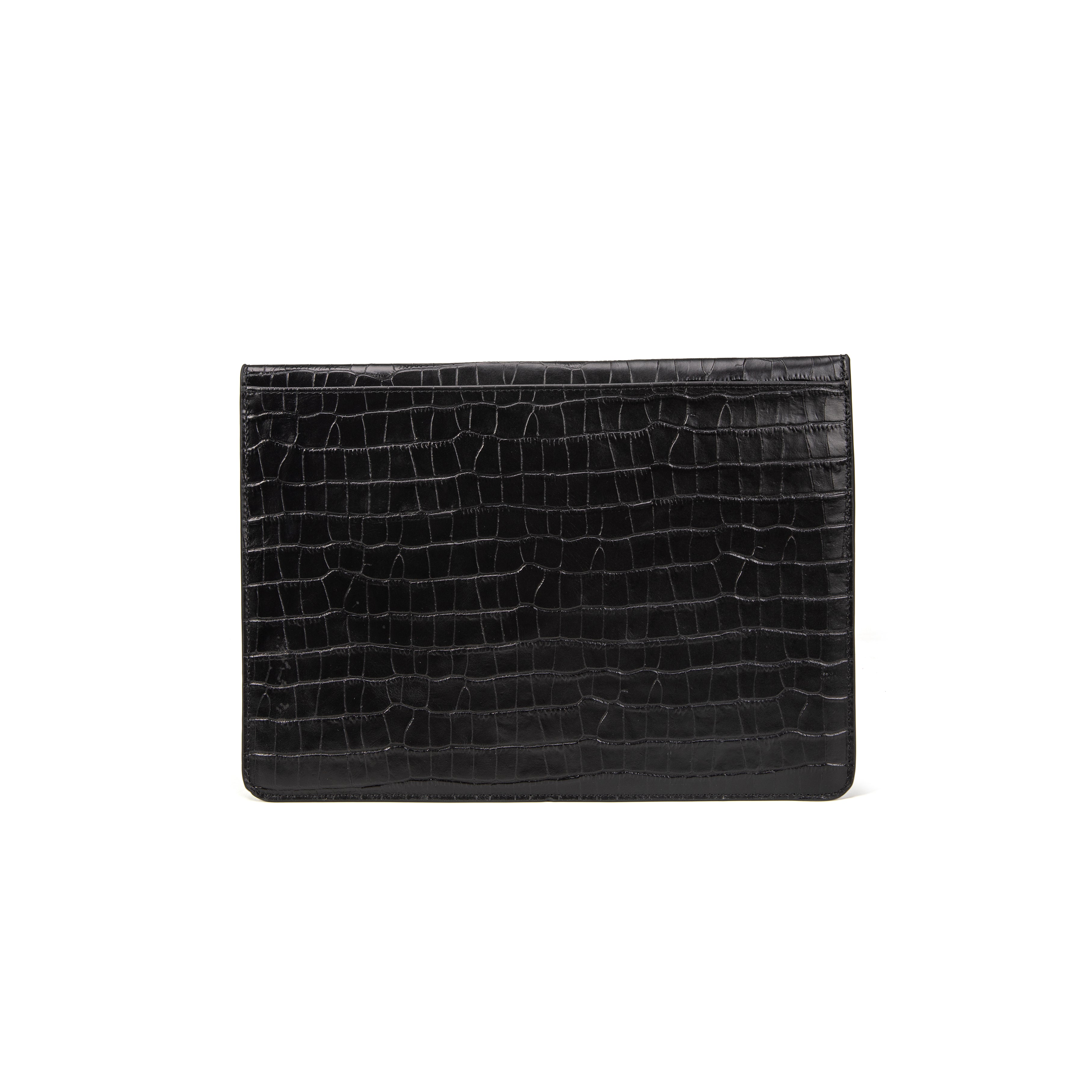 kate-lee-kl-pochette-ordinateur-cuir-croco-noir-15-pouces image 2