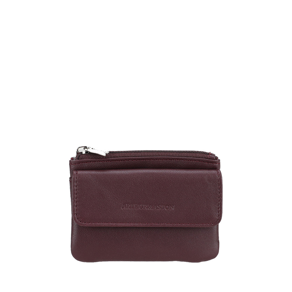 arthur-et-aston-riley-2615-990-porte-monnaie-cuir-cognac image 5