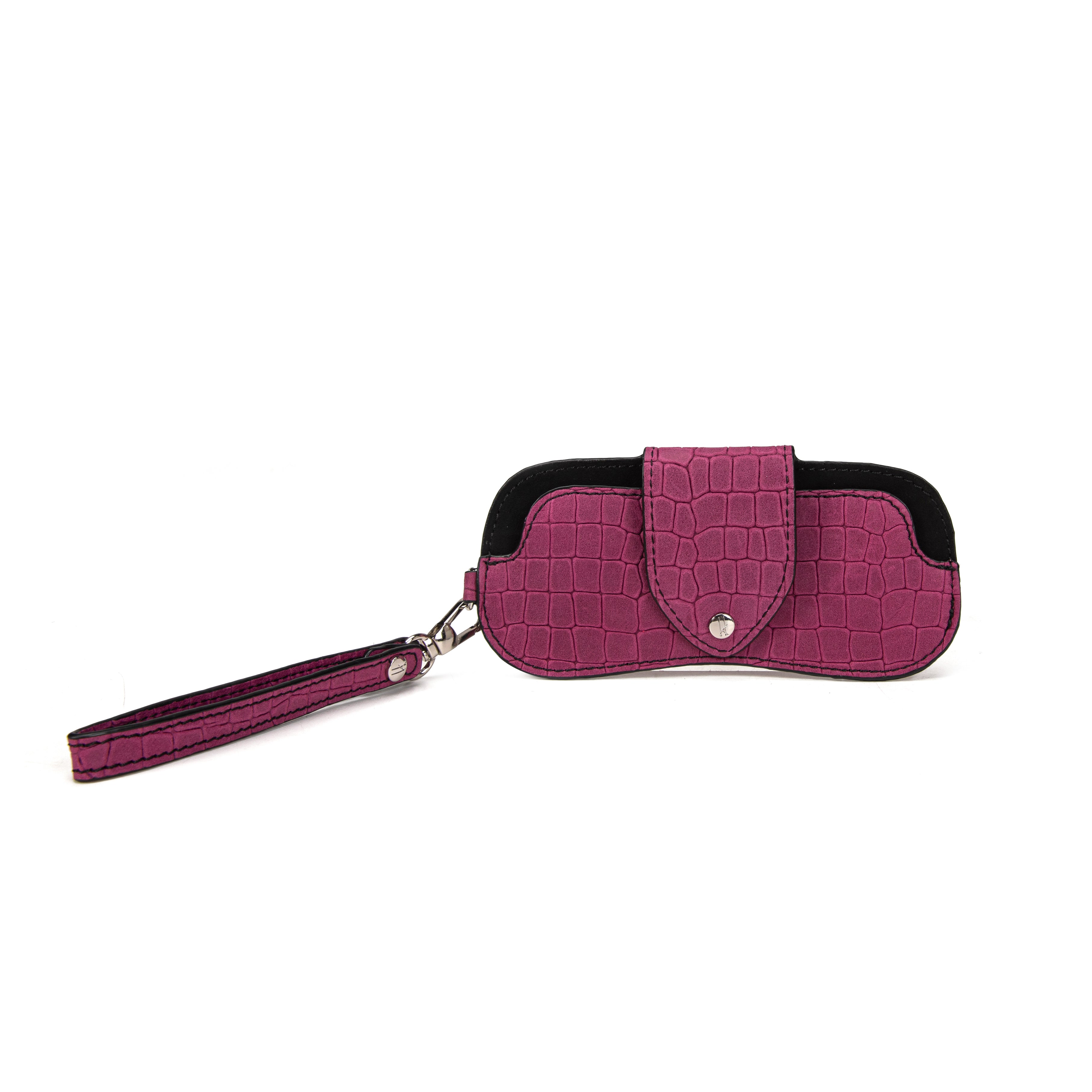 kate-lee-ecrin-tui-lunettes-cuir-rose-croco image 1