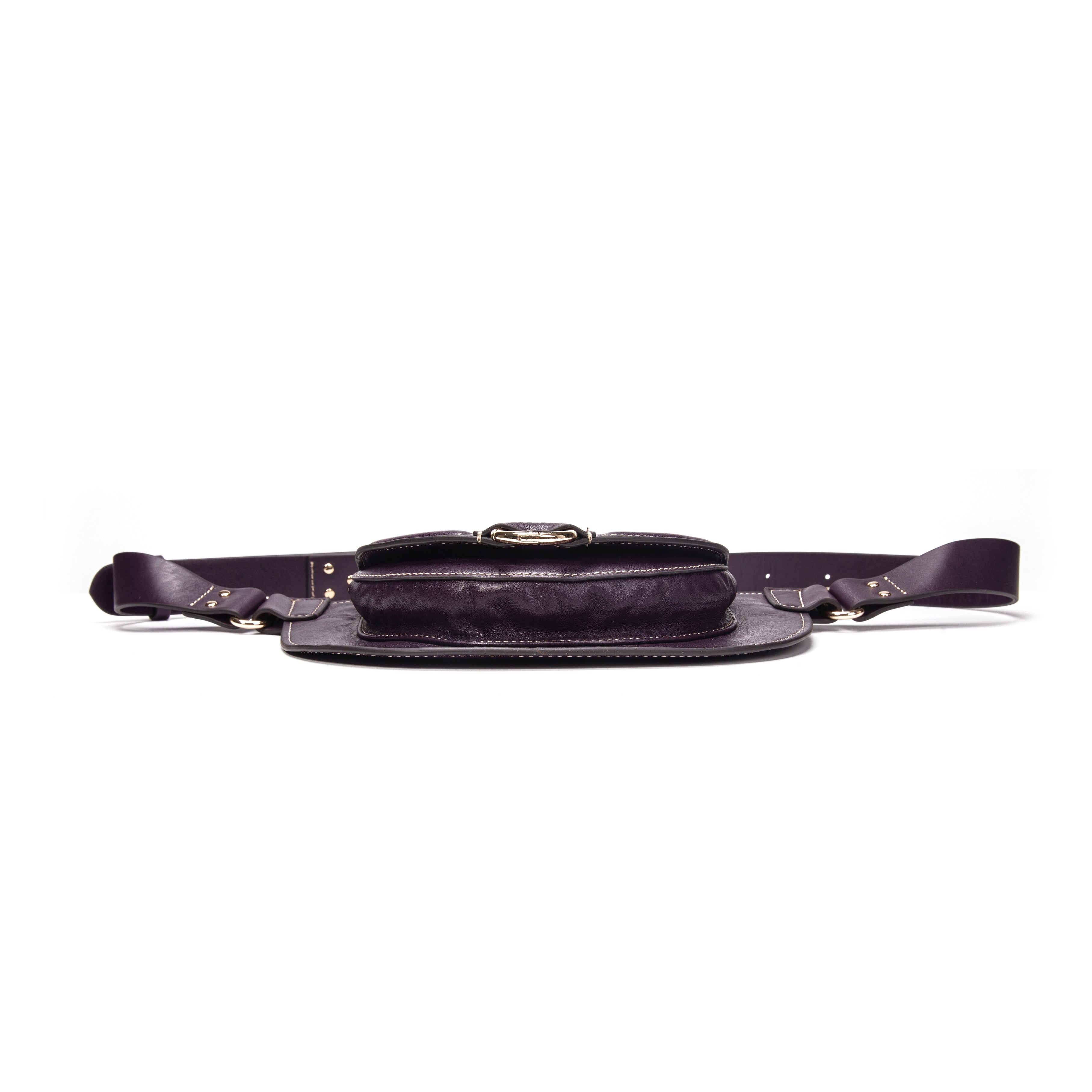 kate-lee-ully-sac-banane-cuir-vachette-myrtille image 5