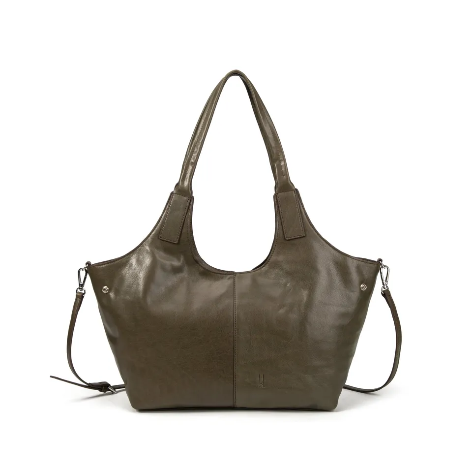 kate-lee-nouvelle-ligne-kl-meline-sac-cuir-gris-fonc image 1