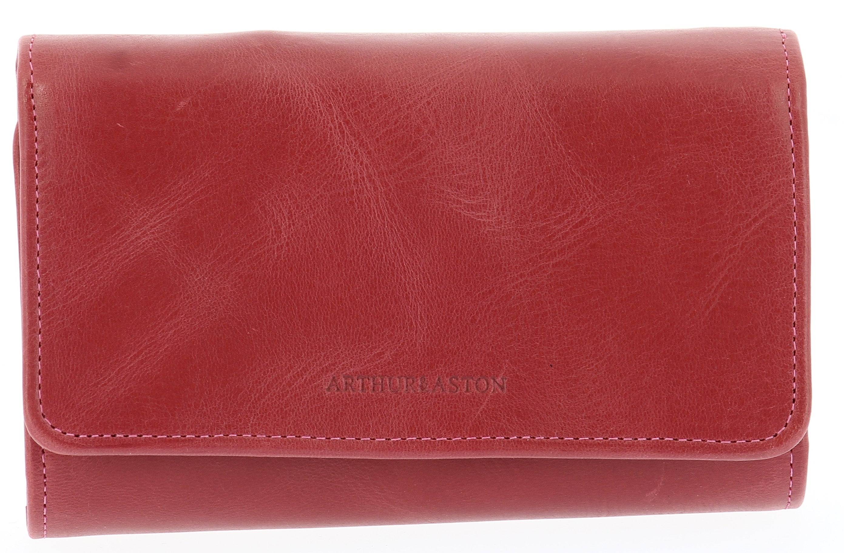 arthur-et-aston-rose-portefeuille-cuir-huil-bleu-femme image 5