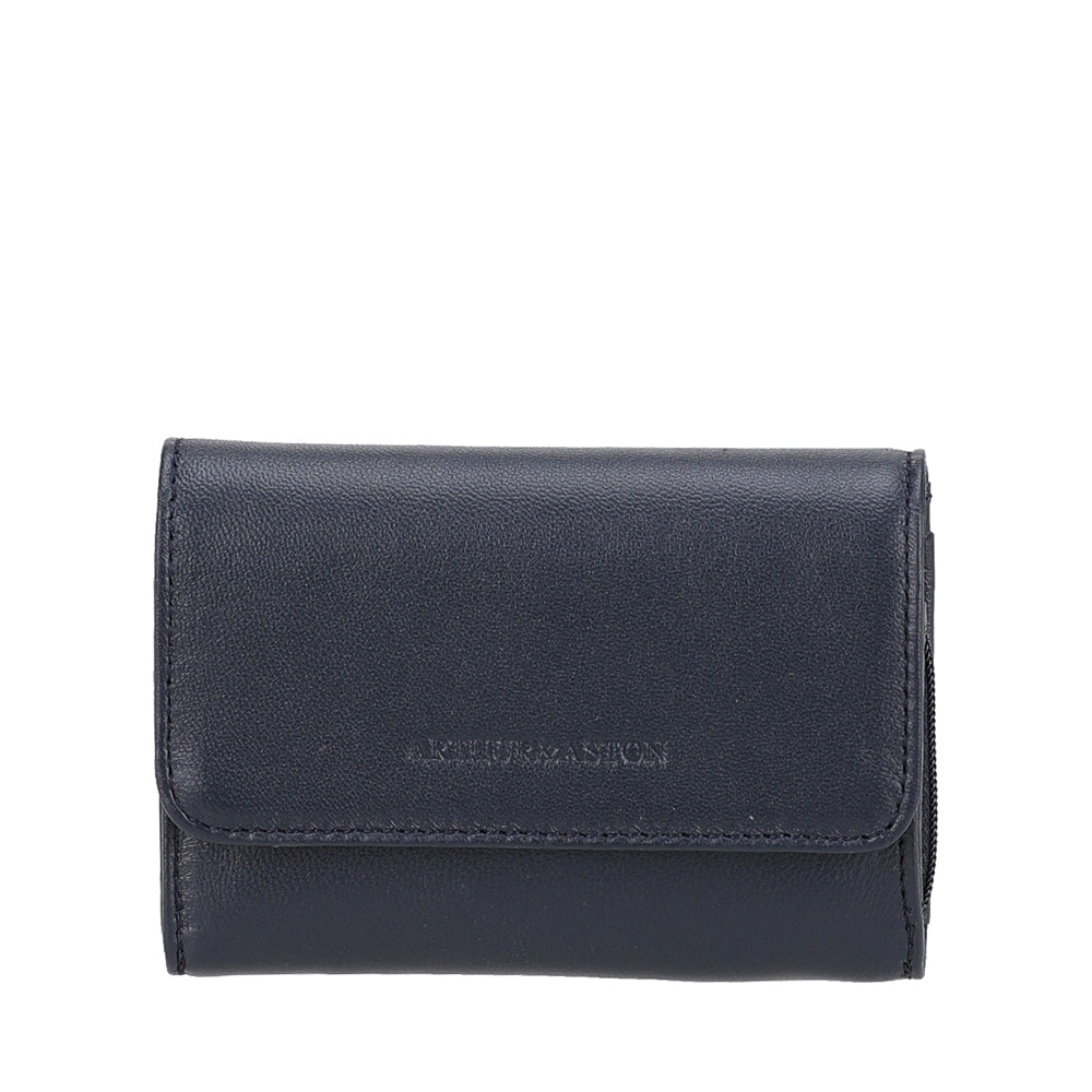 arthur-et-aston-riley-porte-monnaie-cuir-noir-femme image 5