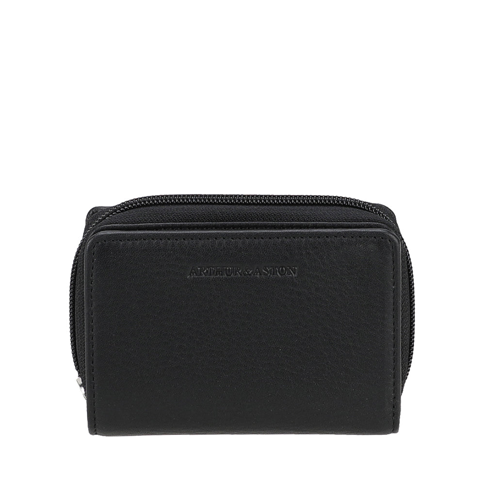 arthur-et-aston-ange-porte-monnaie-cuir-noir-8-cartes image 1
