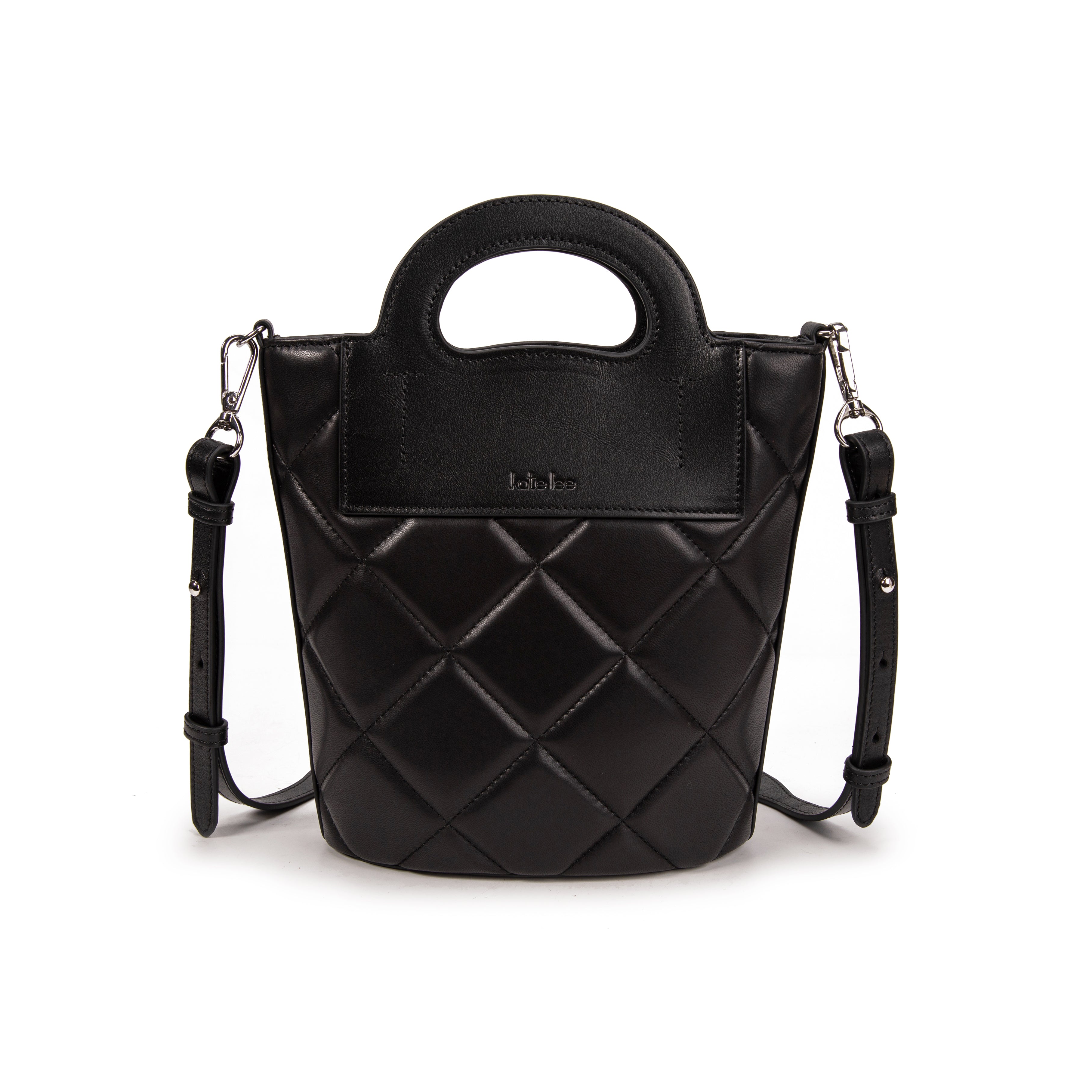kate-lee-cannes-matelass-sac-bandouli-re-noir-agneau image 1