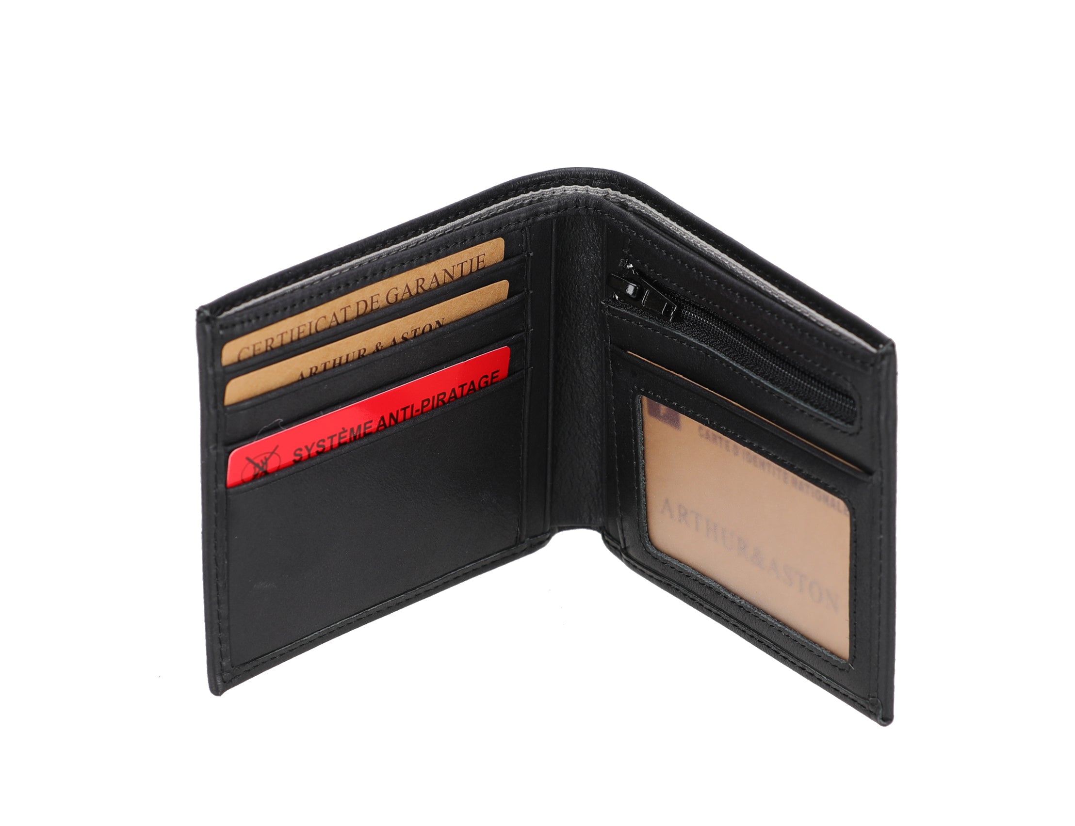 arthur-et-aston-cosmo-portefeuille-cuir-noir-italien image 2
