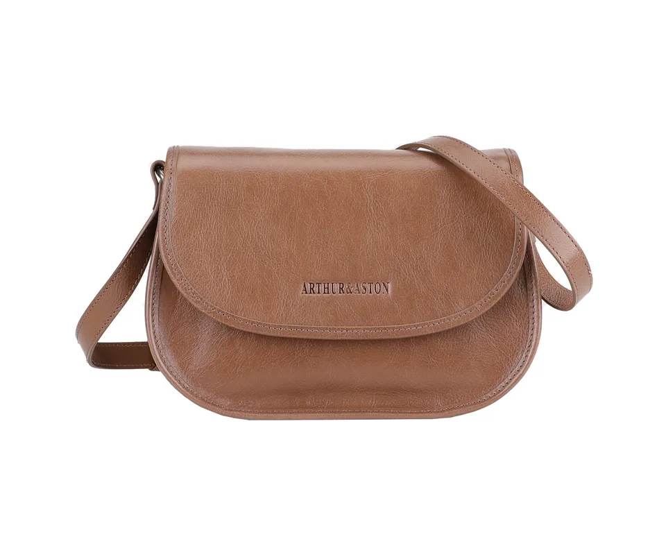 arthur-et-aston-edith-s-sac-bandouli-re-cuir-taupe-r-glable image 1