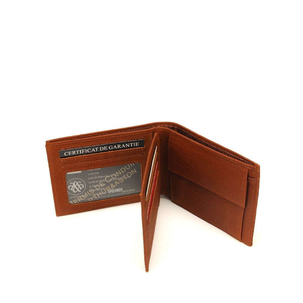 arthur-et-aston-oscar-portefeuille-cuir-cognac-anti-rfid image 2