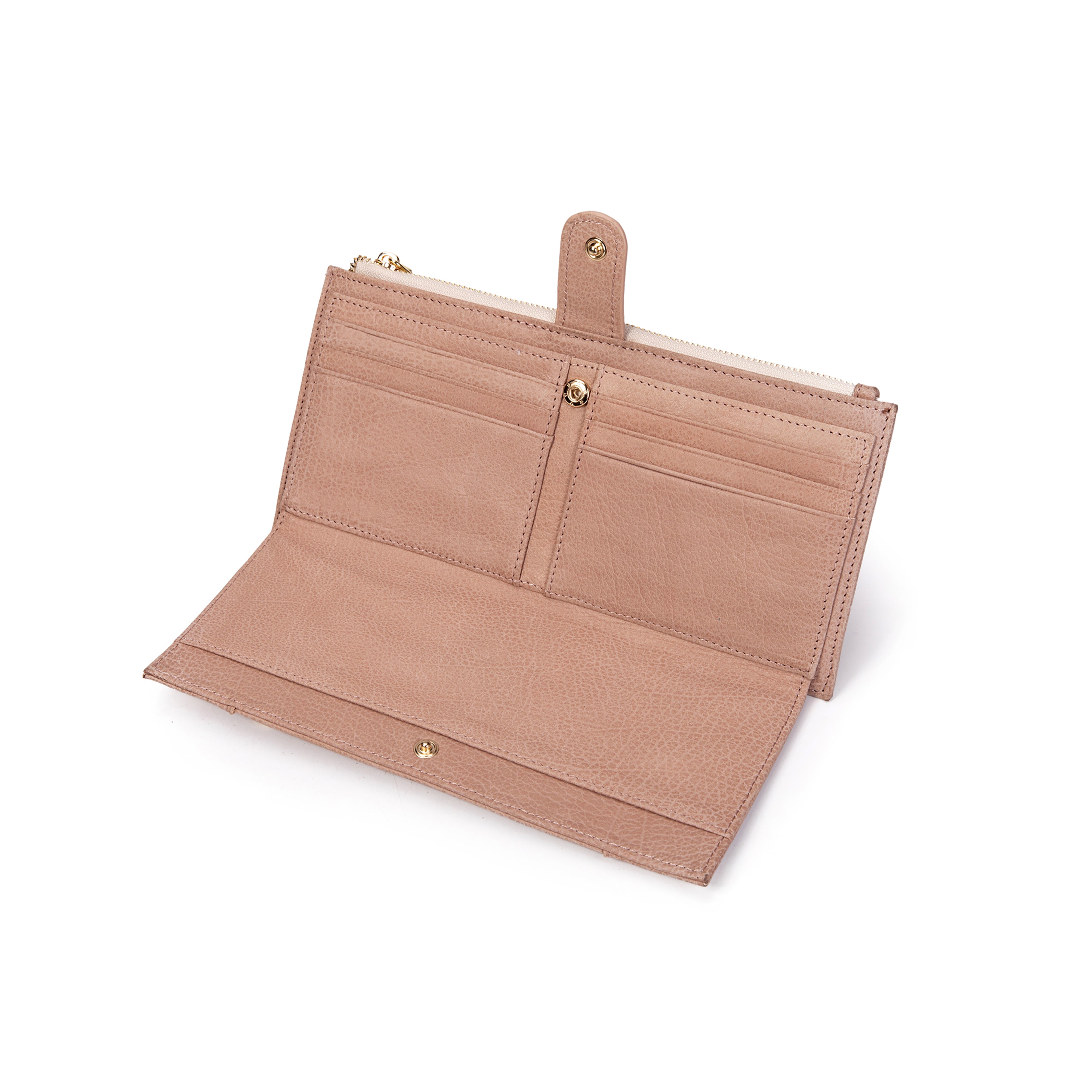 kate-lee-germaine-portefeuille-cuir-nude-vachette-grain-e image 3