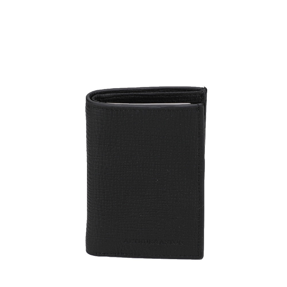 arthur-et-aston-lewis-porte-cartes-cuir-noir-pli-homme image 1