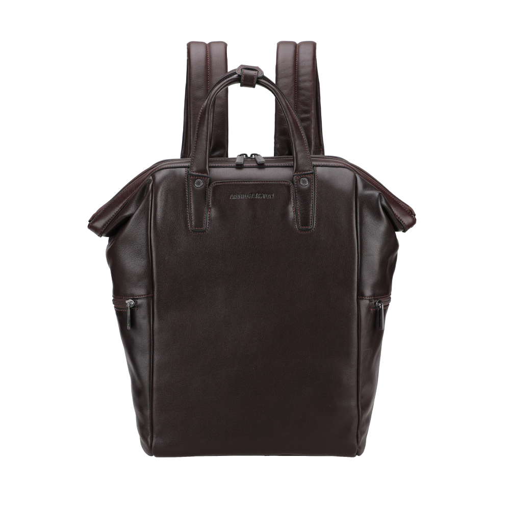 arthur-et-aston-l-on-grand-sac-dos-cuir-ch-taigne-business image 1