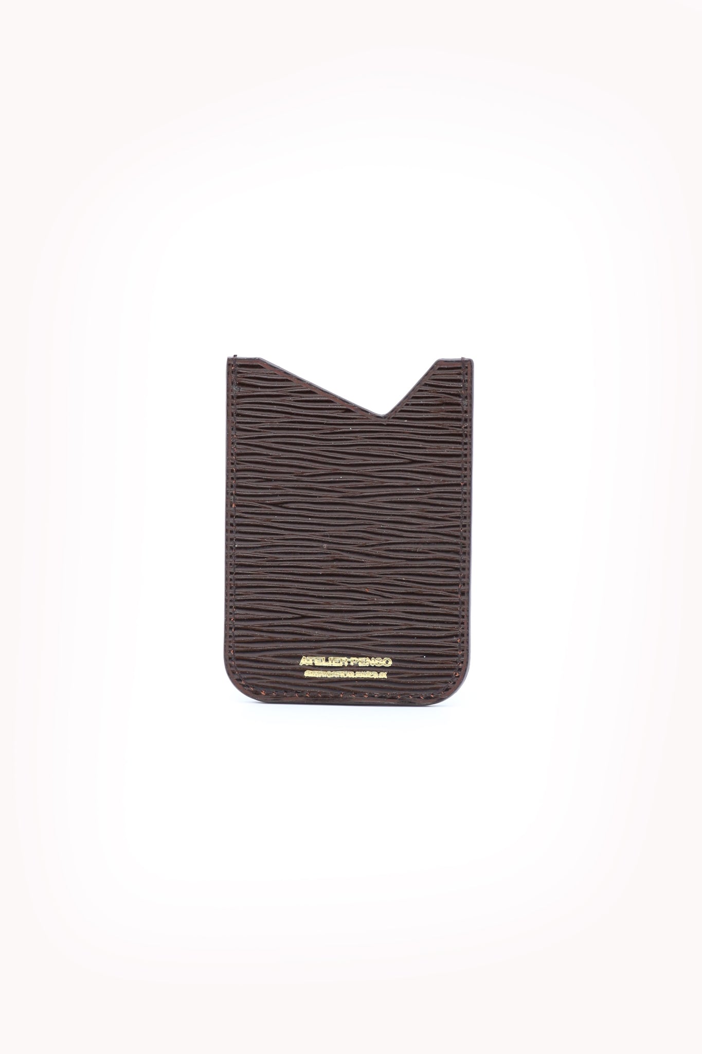 atelier-penso-porte-cartes-cuir-pi-marron-compact image 2