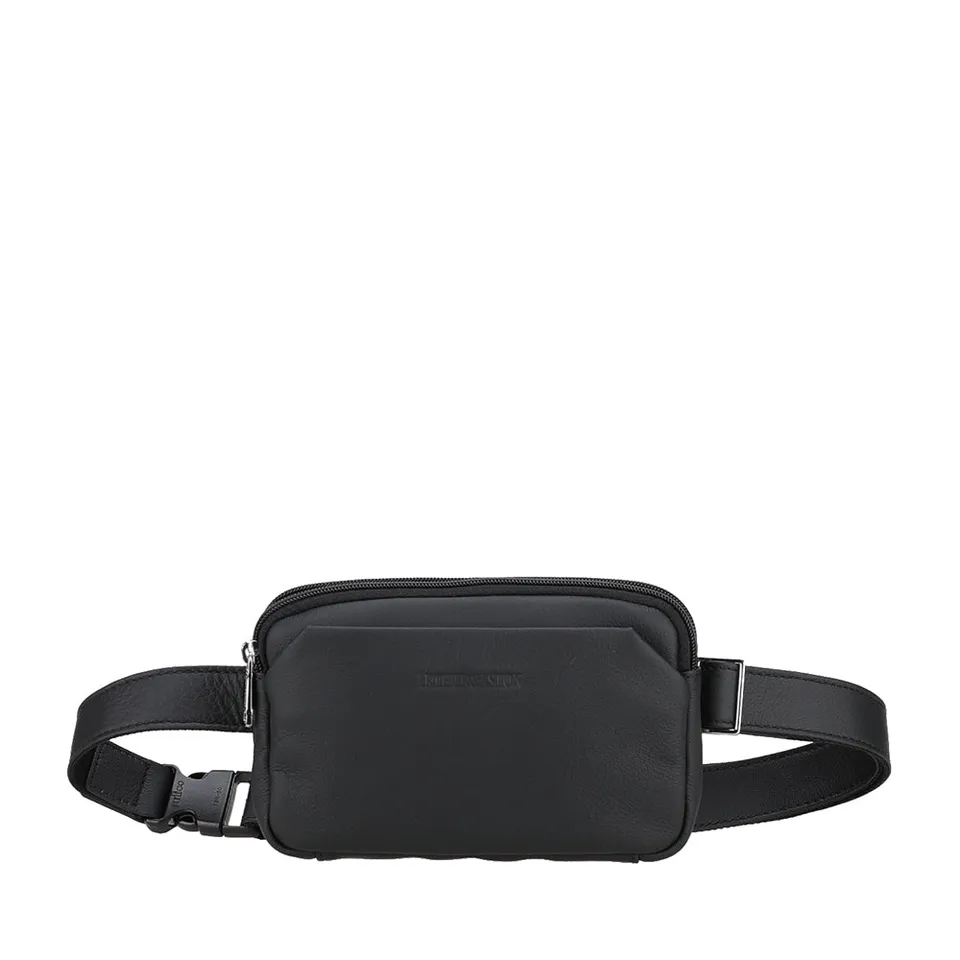 arthur-et-aston-sim-on-sac-banane-cuir-noir-21-cm image 1